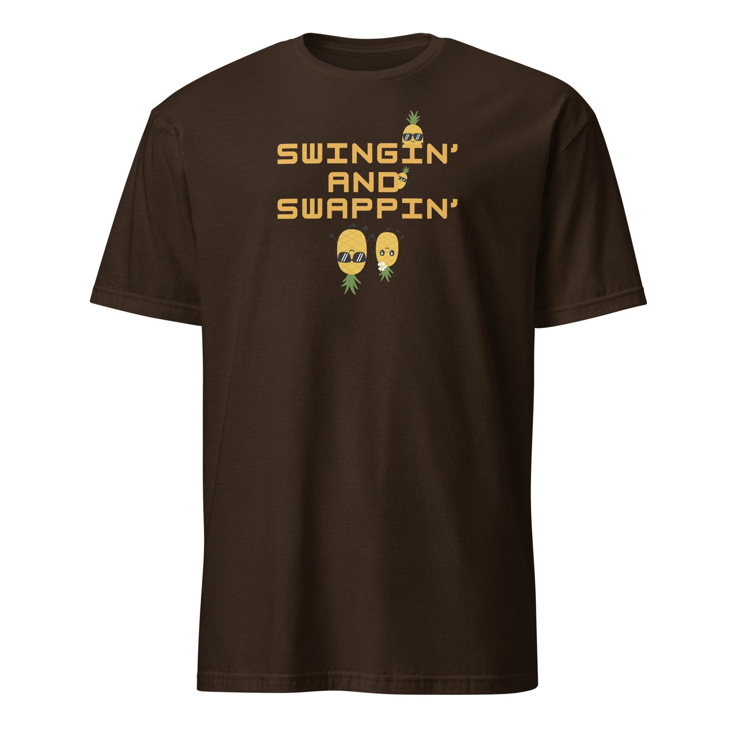 Swinger Lifestyle Tee Swingin' and Swapping Unisex Tee by EraofInk