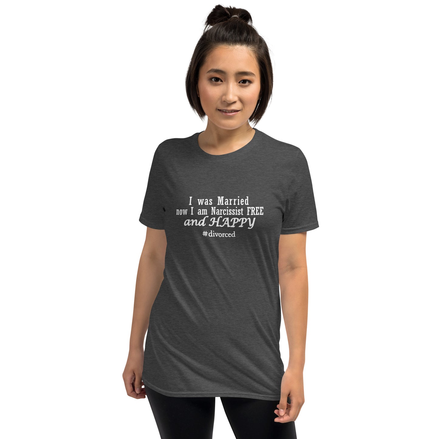 I Was Married Now I Am Narcissist Free & Happy #divorce Unisex Tee by EraofInk