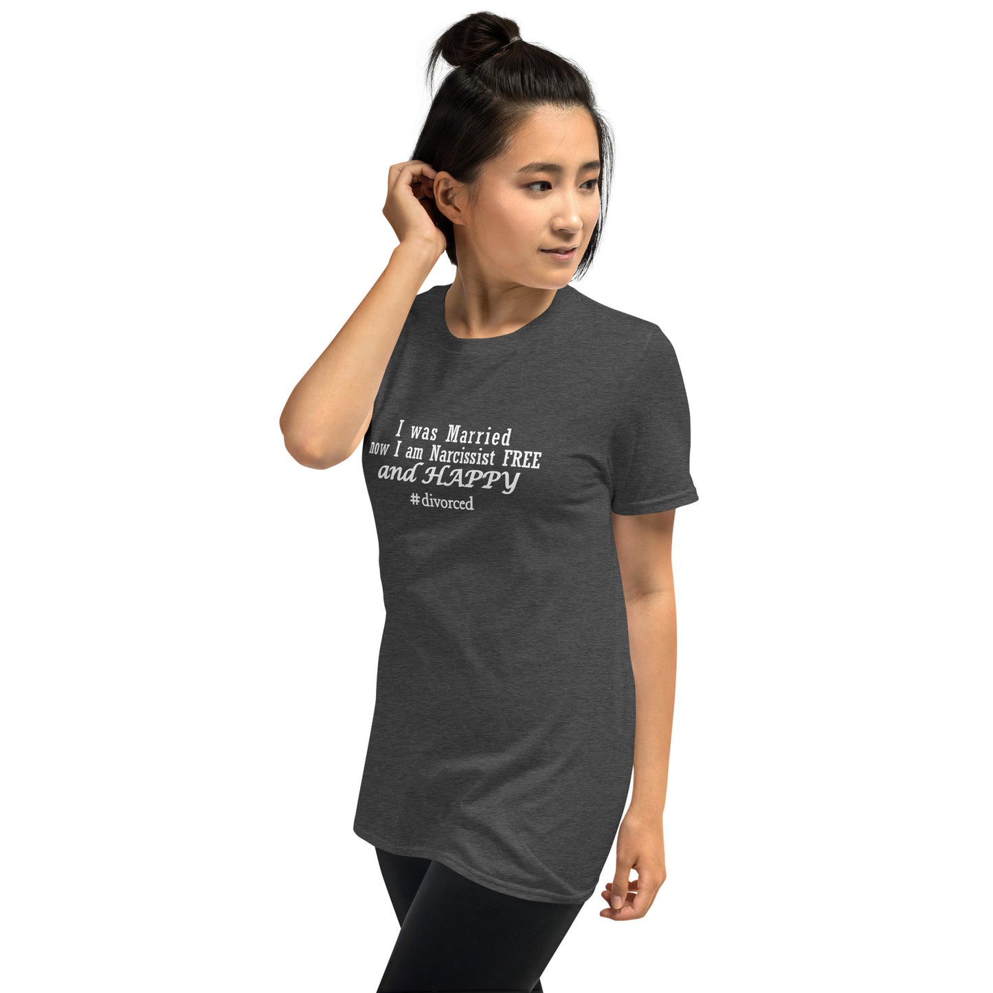 I Was Married Now I Am Narcissist Free & Happy #divorce Unisex Tee by EraofInk