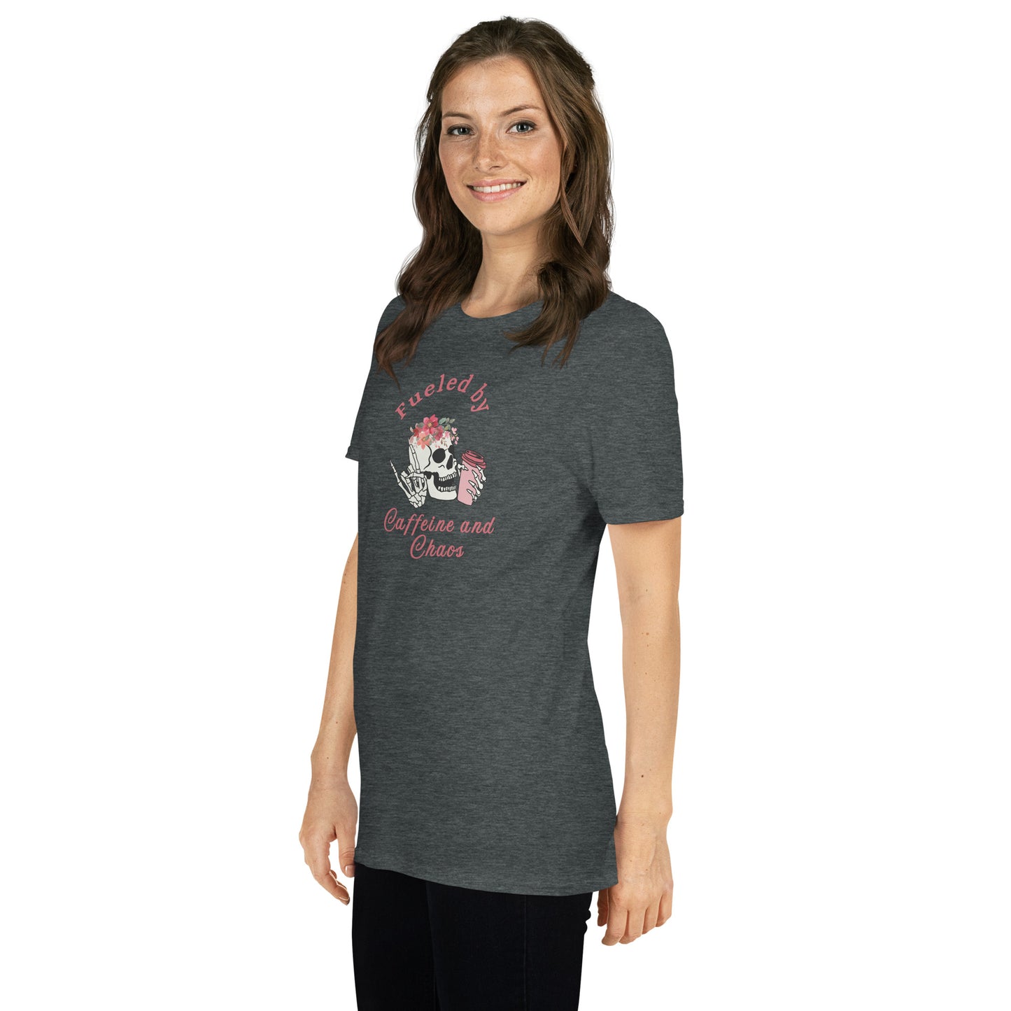 Fueled by Caffeine & Chaos Unisex Tee by EraofInk