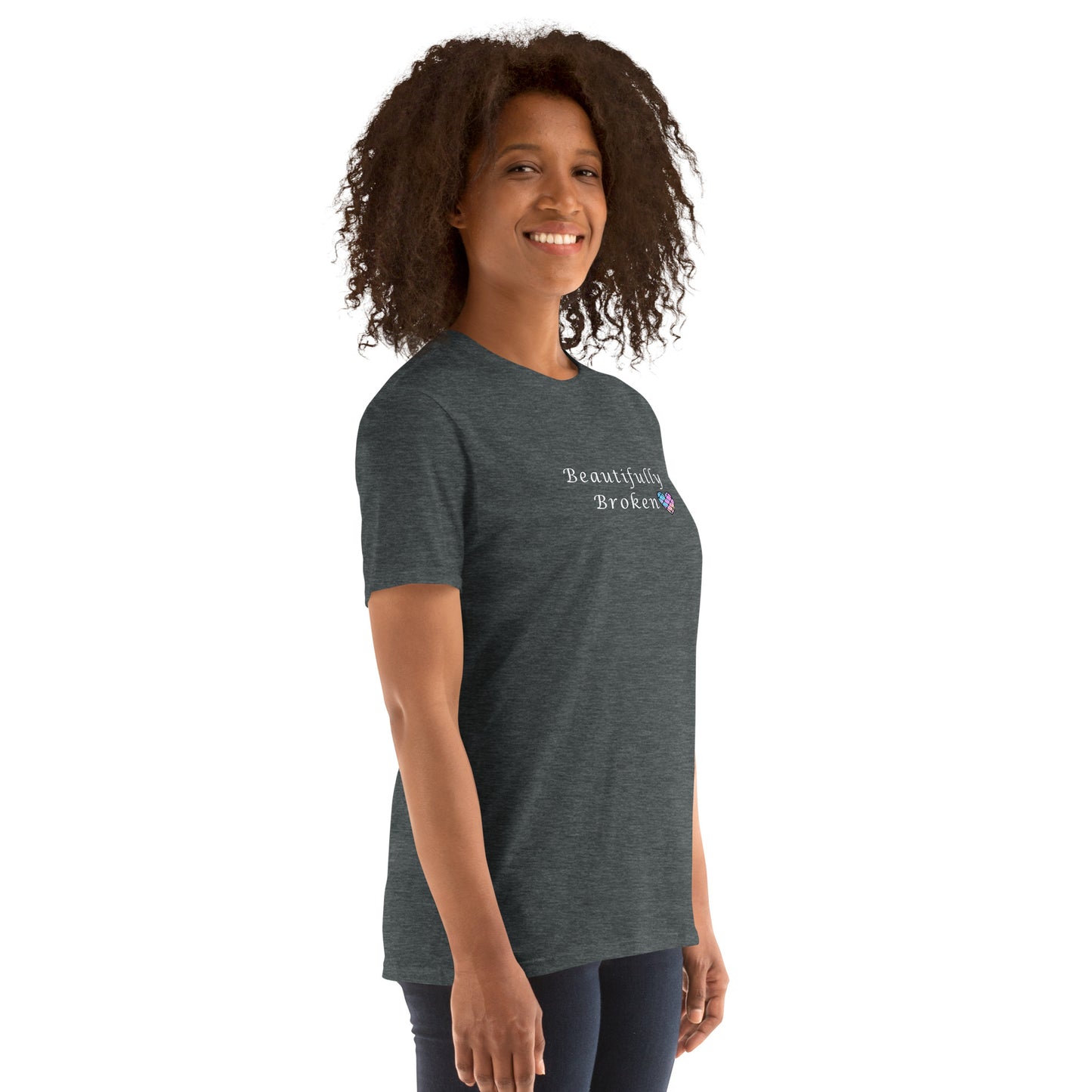 Beautifully Broken Unisex Tee by EraofInk