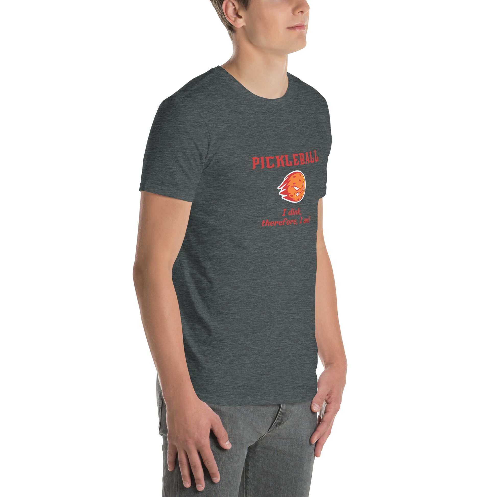 Pickleball I Dink, Therefore, I Am Unisex Tee by EraofInk