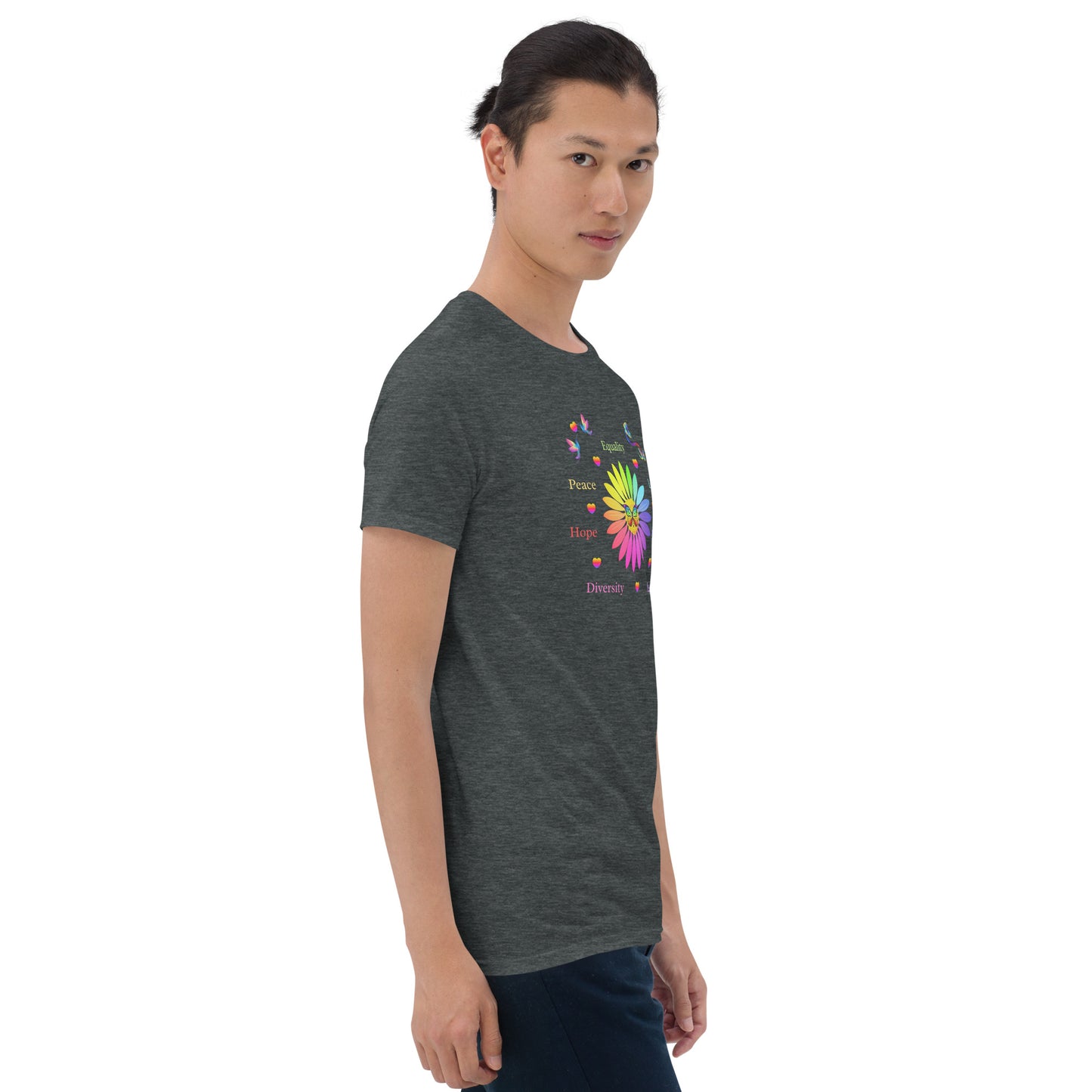 LGBTQ+ Unisex Tee Support Love for All Equality Love Inclusion Kindness... by EraofInk