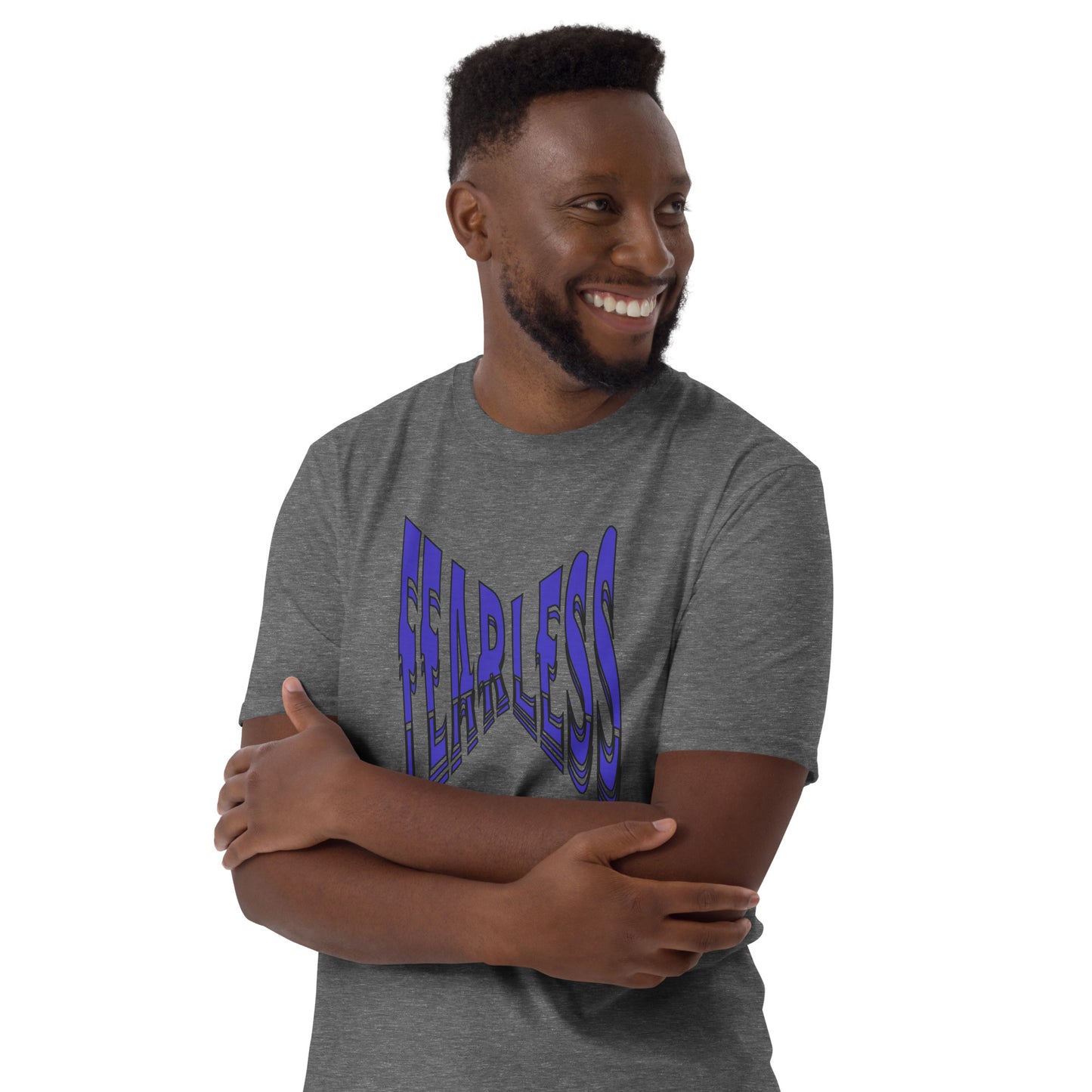 Fearless Warped Font Unisex Tee by EraofInk