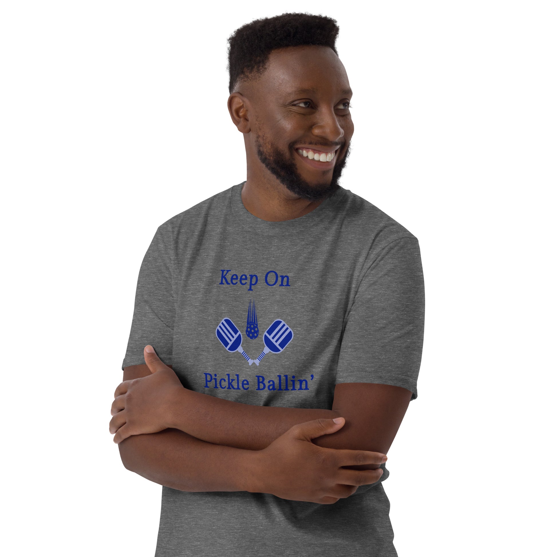Keep On Pickle Ballin' Male Design Unisex Tee by EraofInk