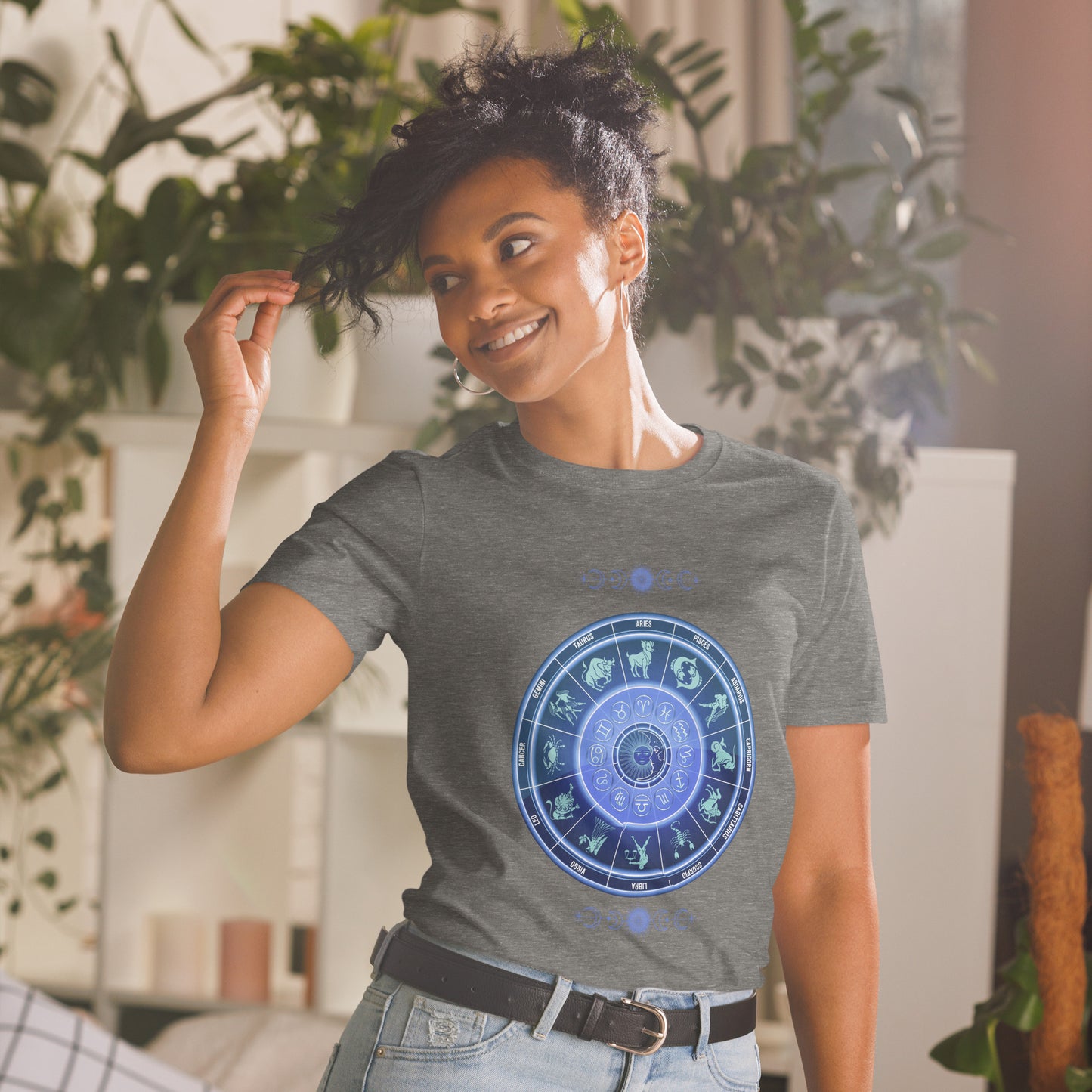 Astrological Chart Zodiac Birth Chart Unisex Tee by EraofInk