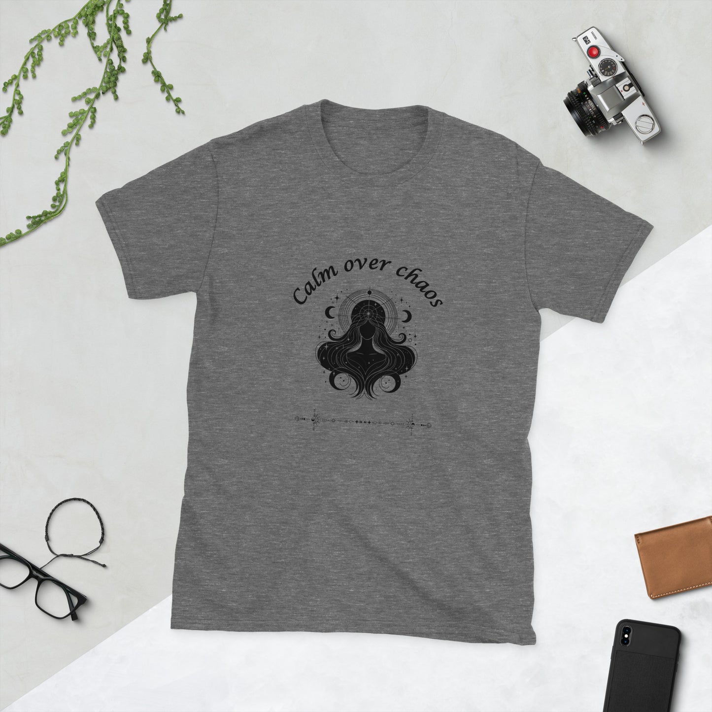 Calm Over Chaos Unisex Tee by EraofInk