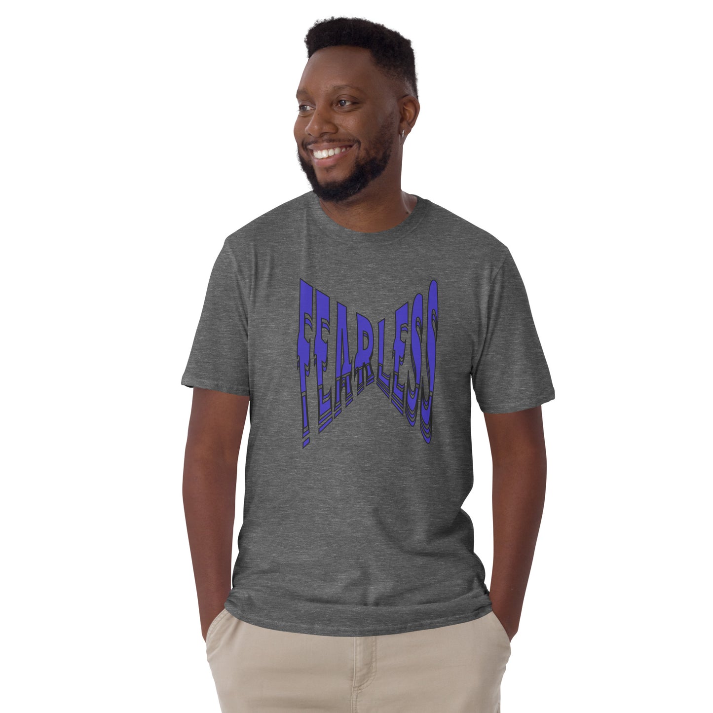 Fearless Warped Font Unisex Tee by EraofInk