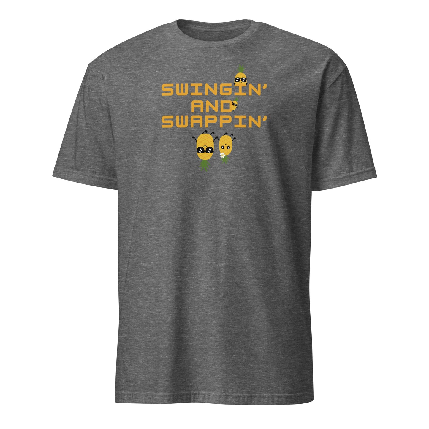 Swinger Lifestyle Tee Swingin' and Swapping Unisex Tee by EraofInk