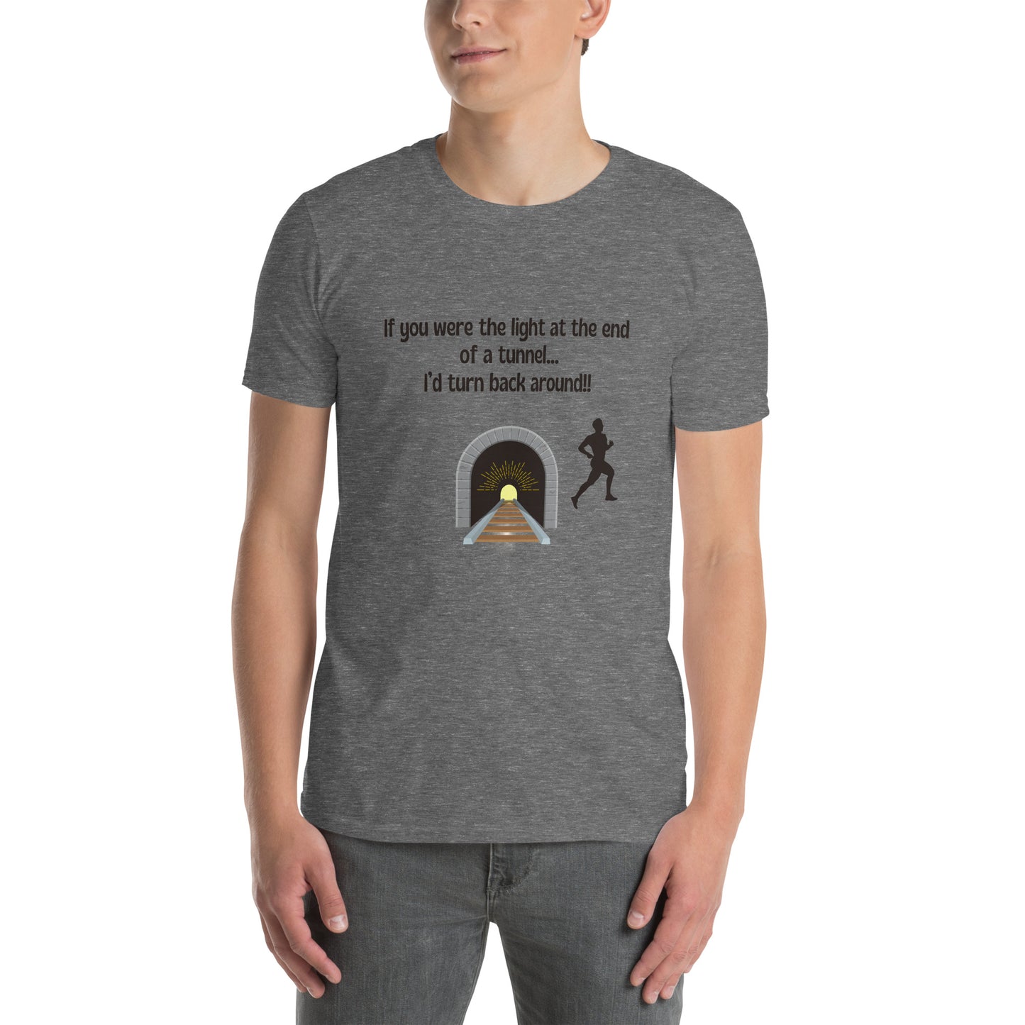 Funny Insult Unisex Tee If You Were the Light at the End of a Tunnel ..by EraofInk