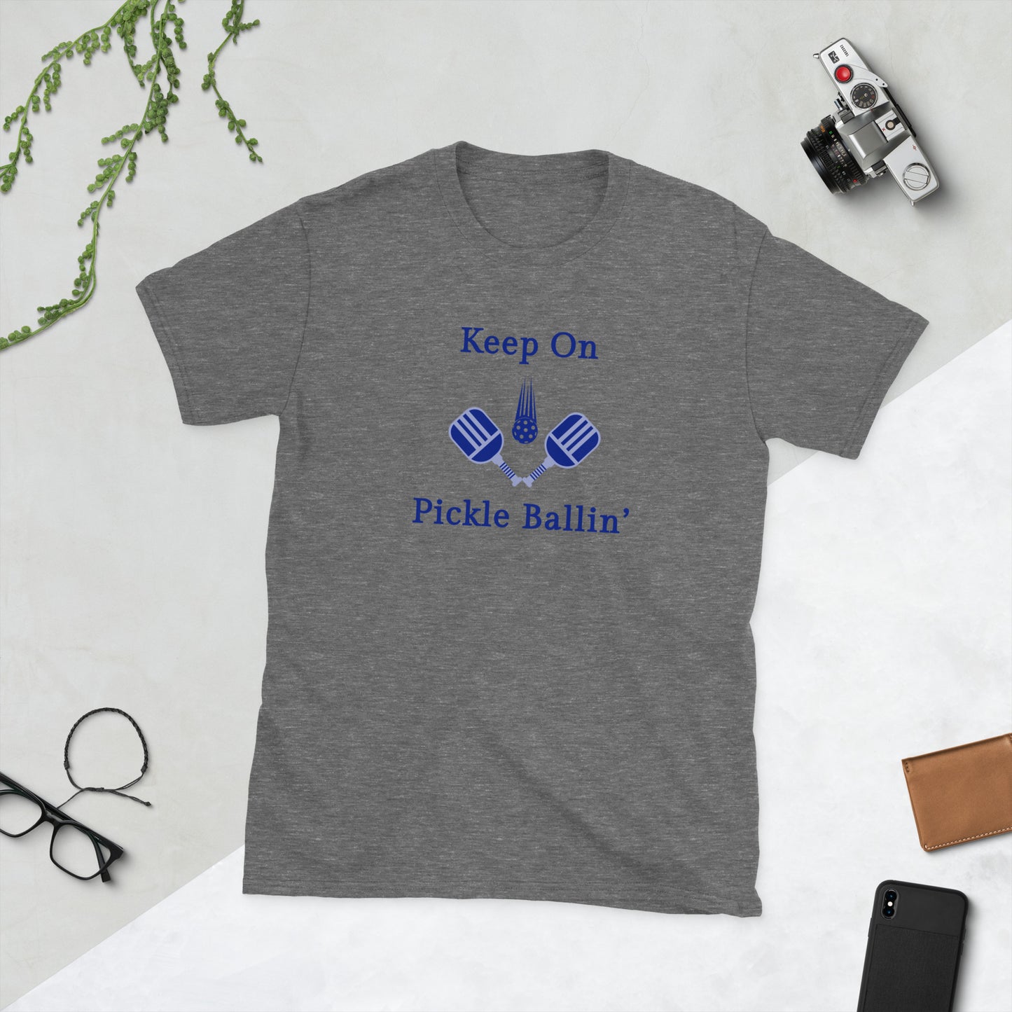 Keep On Pickle Ballin' Unisex Tee by EraofInk
