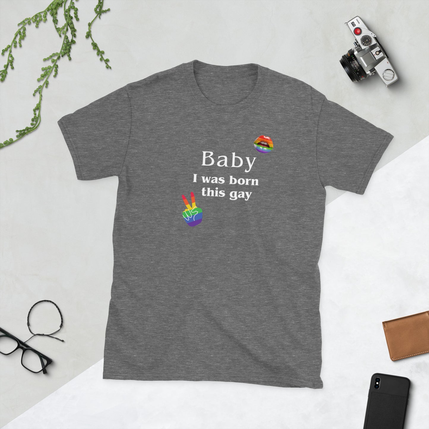 Baby I Was Born This Gay Unisex Tee by EraofInk