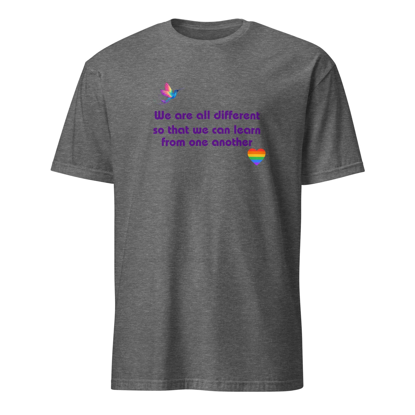We Are All Different So We Can Learn From One Another Unisex Tee by EraofInk