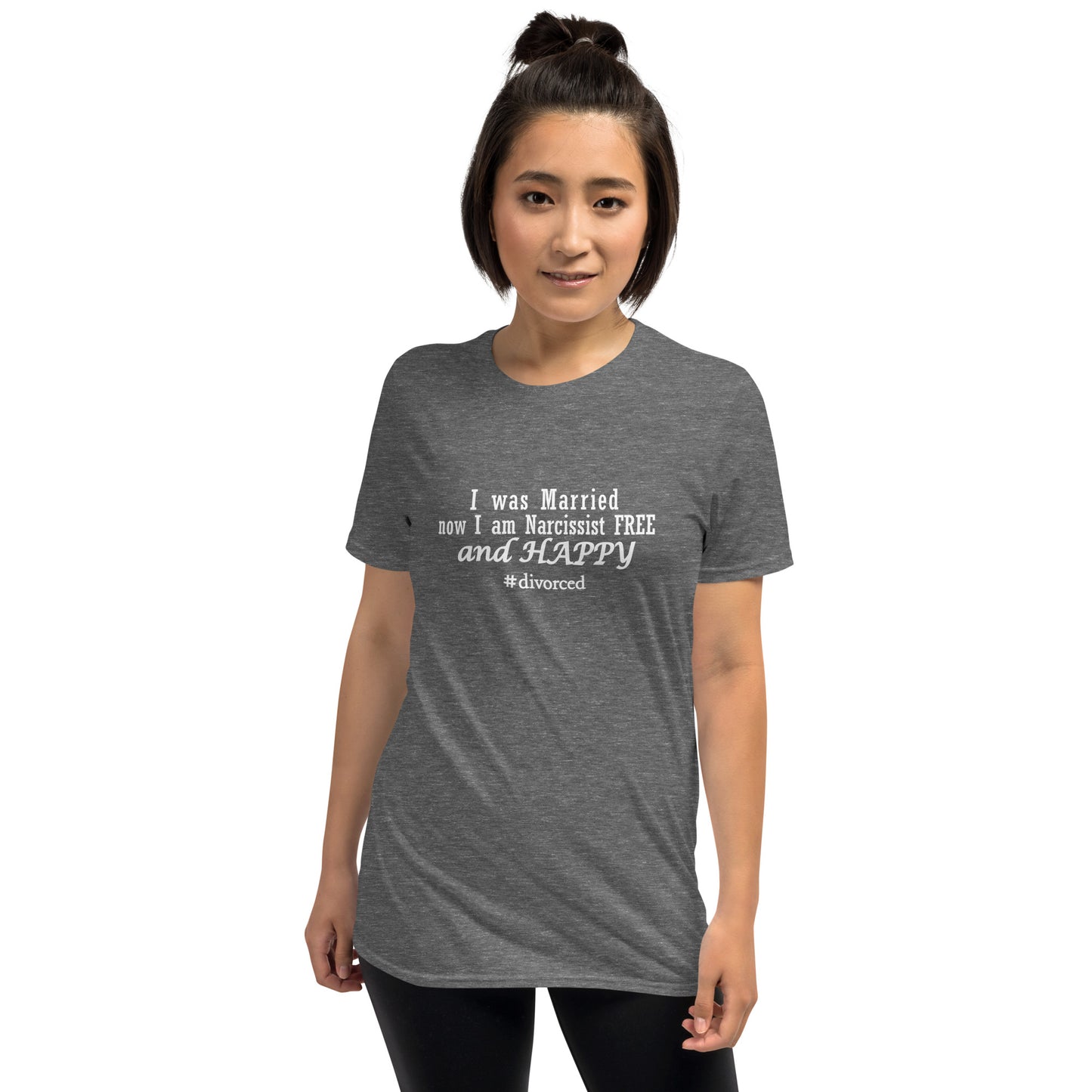 I Was Married Now I Am Narcissist Free & Happy #divorce Unisex Tee by EraofInk