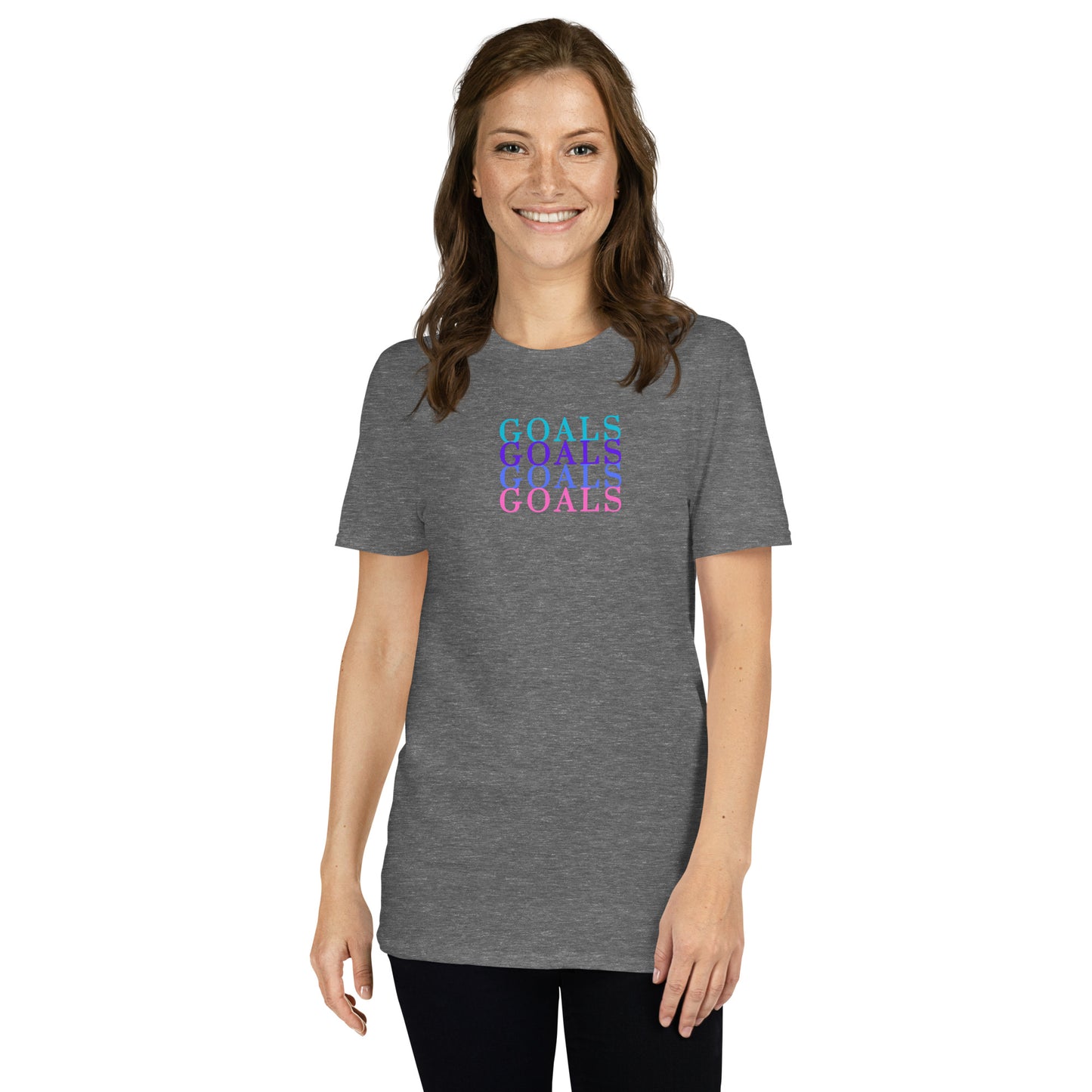 GOALS Never Give Up Strive Harder Unisex Tee by EraofInk
