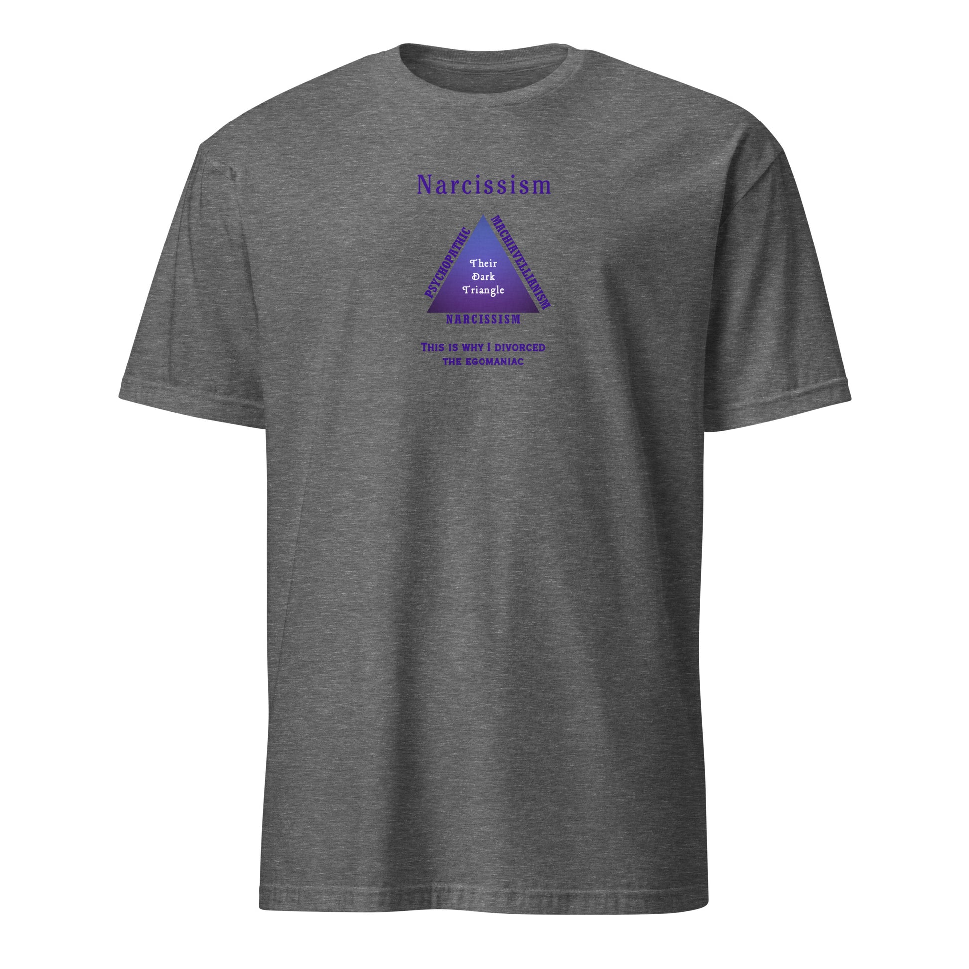 Narcissism Dark Triangle of Truth Unisex Tee by EraofInk