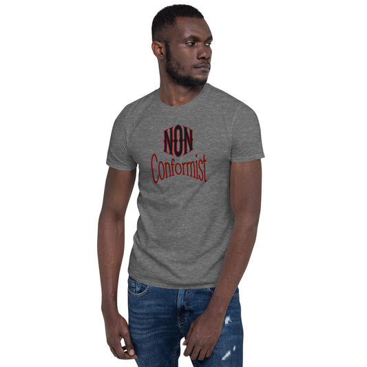 Don't Follow the Rules or Others Never Conform Unisex Tee by EraofInk
