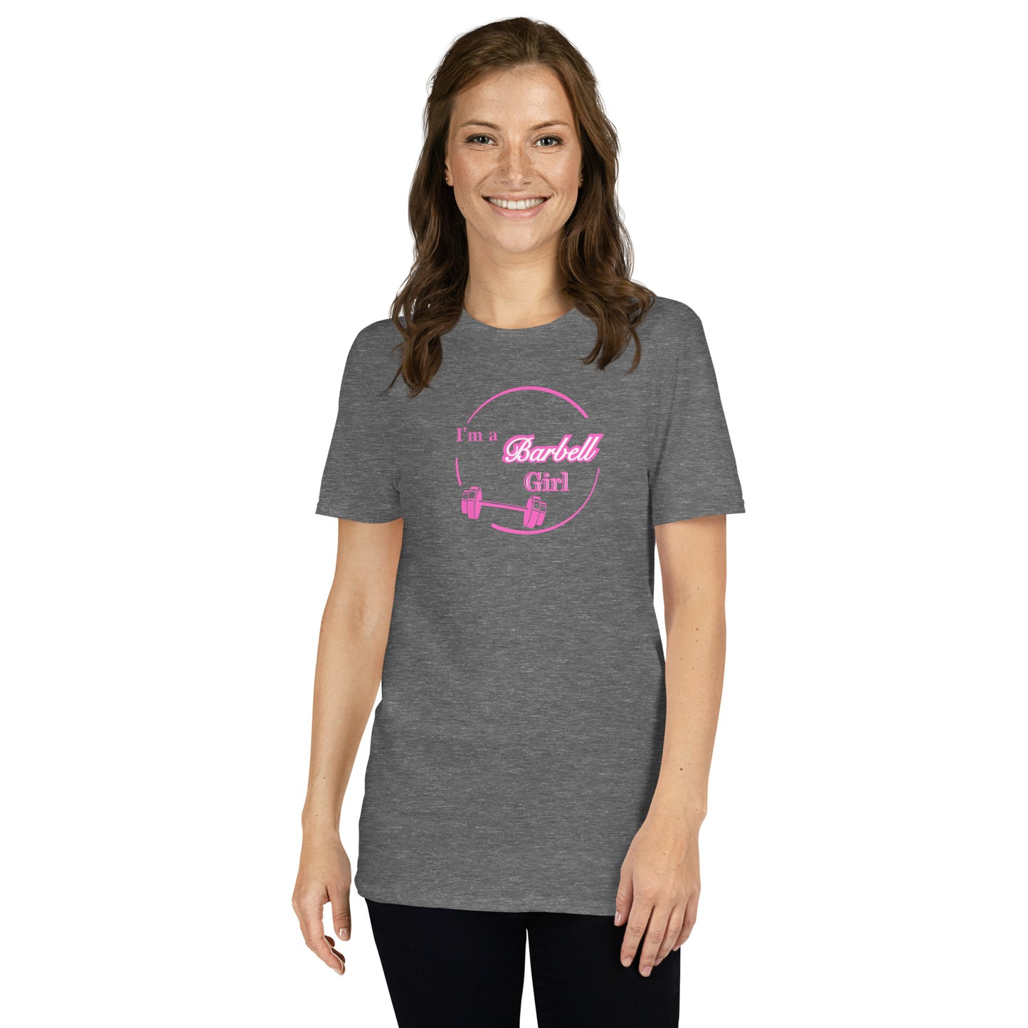I'm a Barbell Girl Unisex Tee by EraofInk