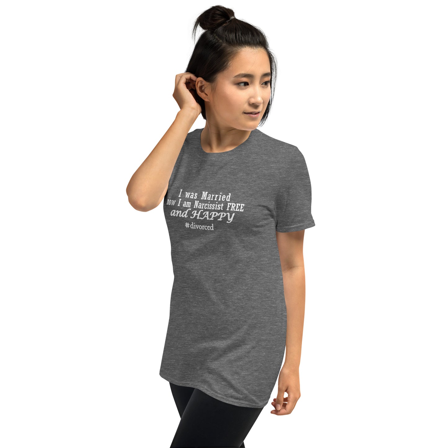 I Was Married Now I Am Narcissist Free & Happy #divorce Unisex Tee by EraofInk