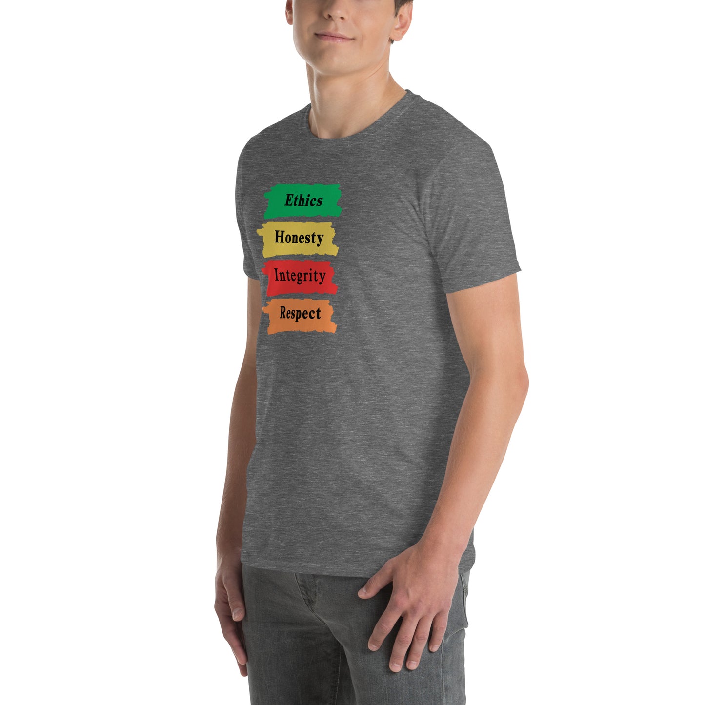 Core Values Ethics Honesty Integrity Respect Unisex Tee by EraofInk
