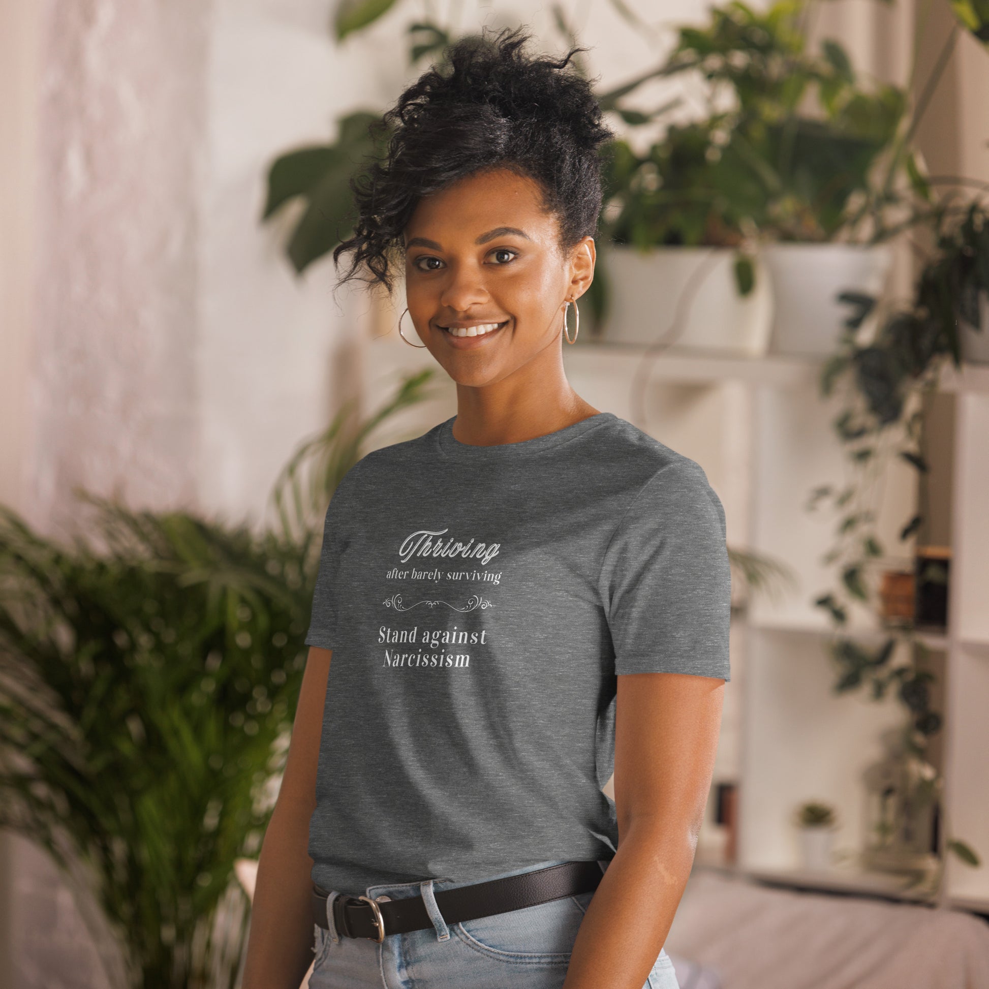 Thriving After Barely Surviving Unisex Tee by EraofInk