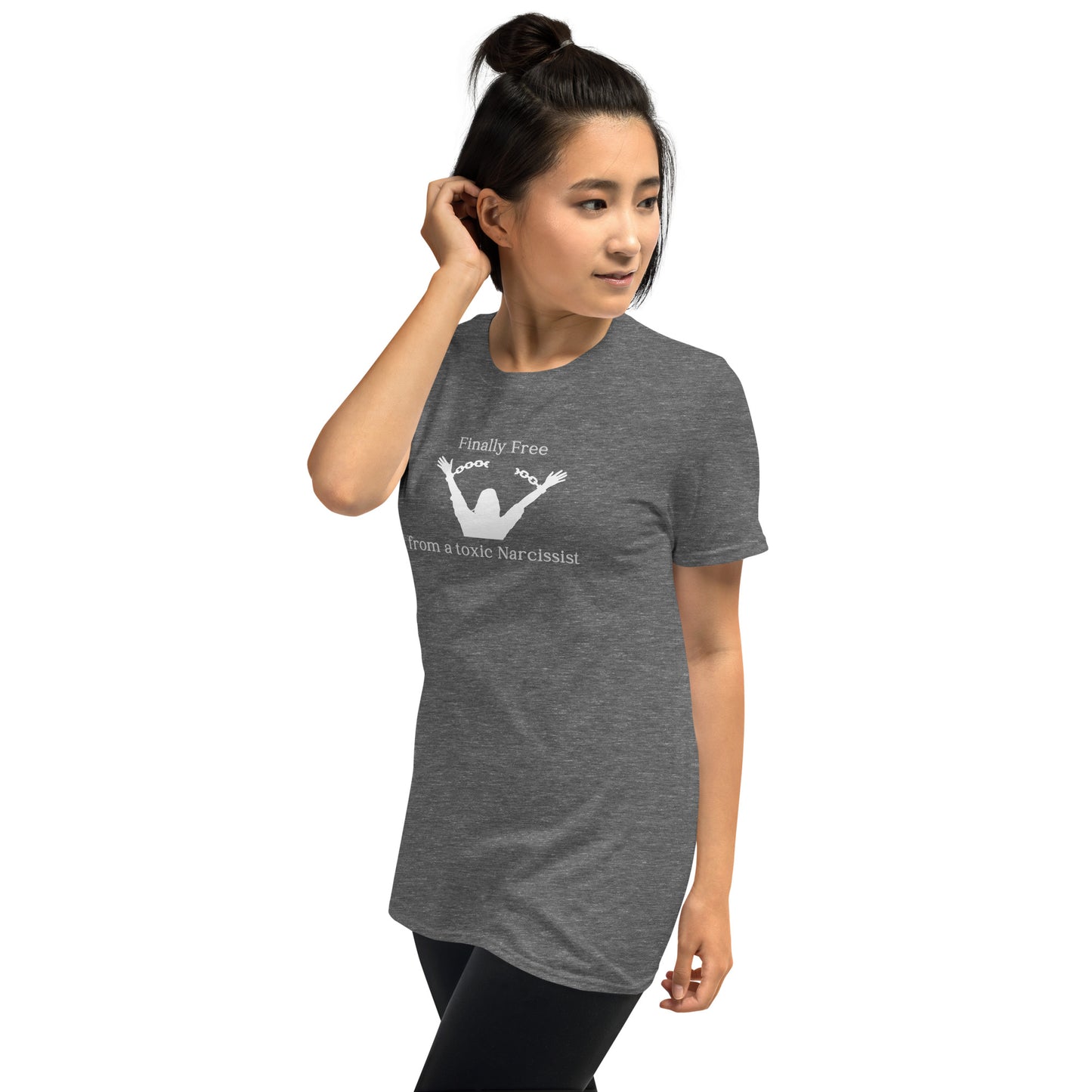 Find Your Happy Spot Finally Free from the Toxic Narcissist Unisex Tee by EraofInk