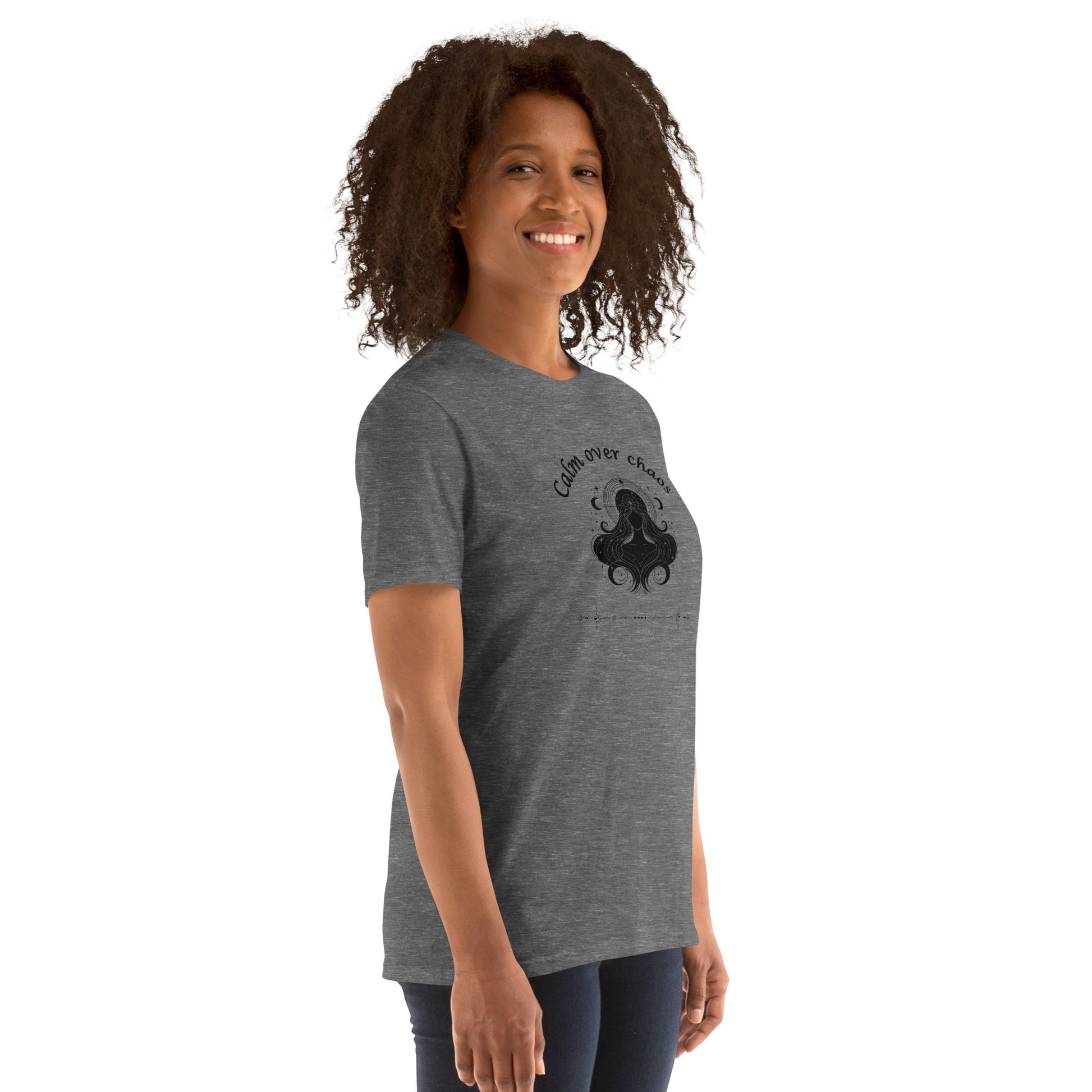 Calm Over Chaos Astrological Metaphysical Zodiac Tee by EraofInk