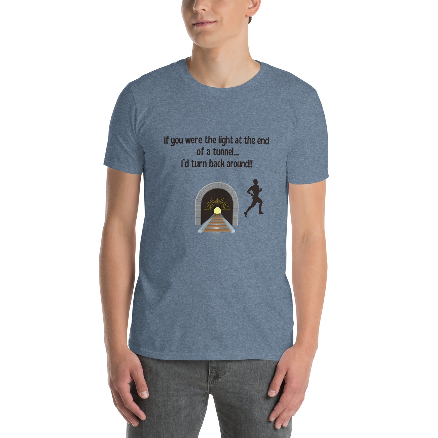 Funny Insult Unisex Tee If You Were the Light at the End of a Tunnel ..by EraofInk