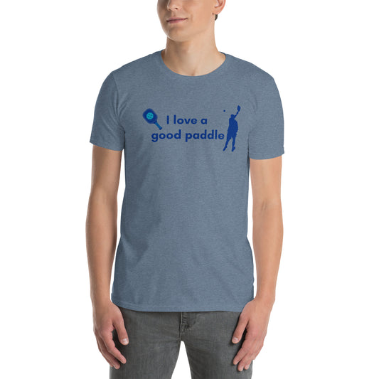 I Love a Good Paddle Pickleball Unisex Tee by EraofInk