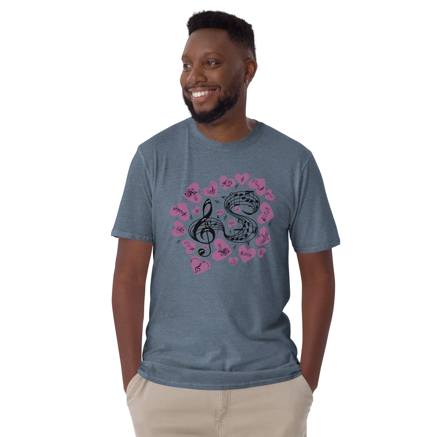Music Is In My Heart Unisex Tee by EraofInk
