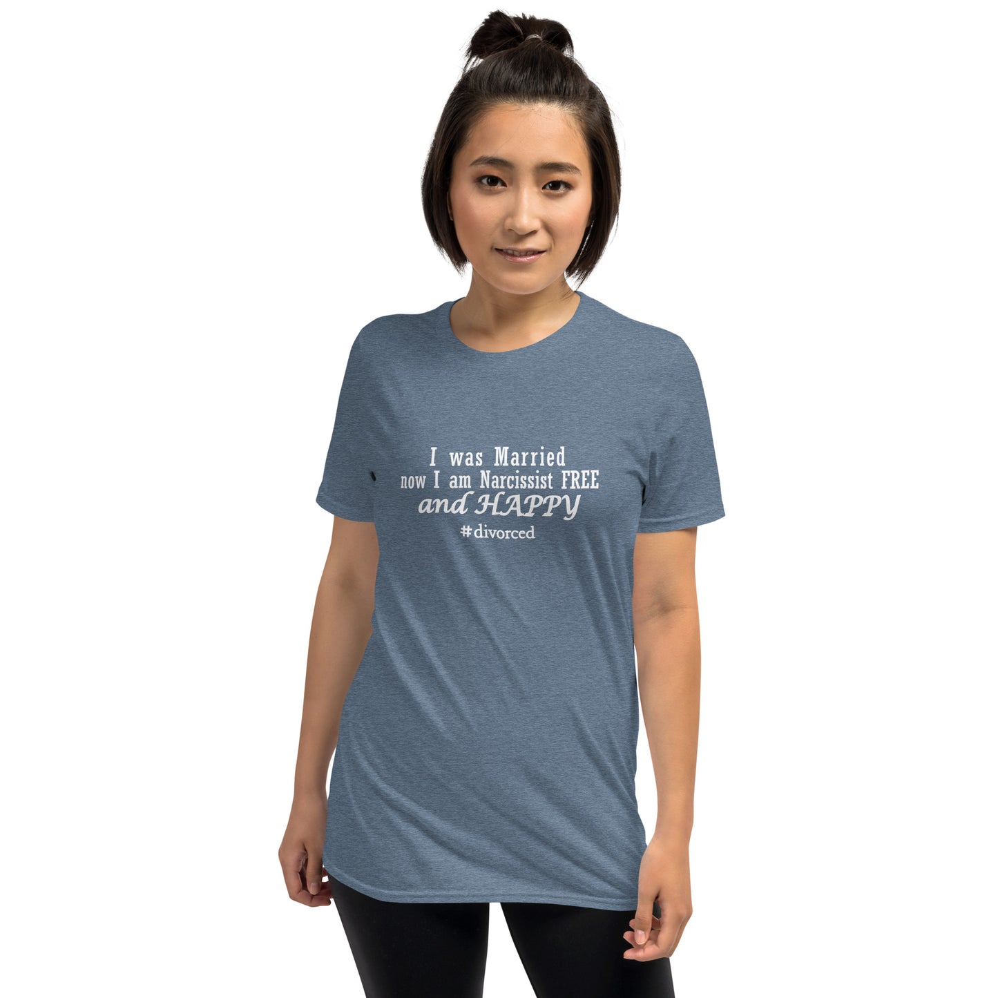 I Was Married Now I Am Narcissist Free & Happy #divorce Unisex Tee by EraofInk