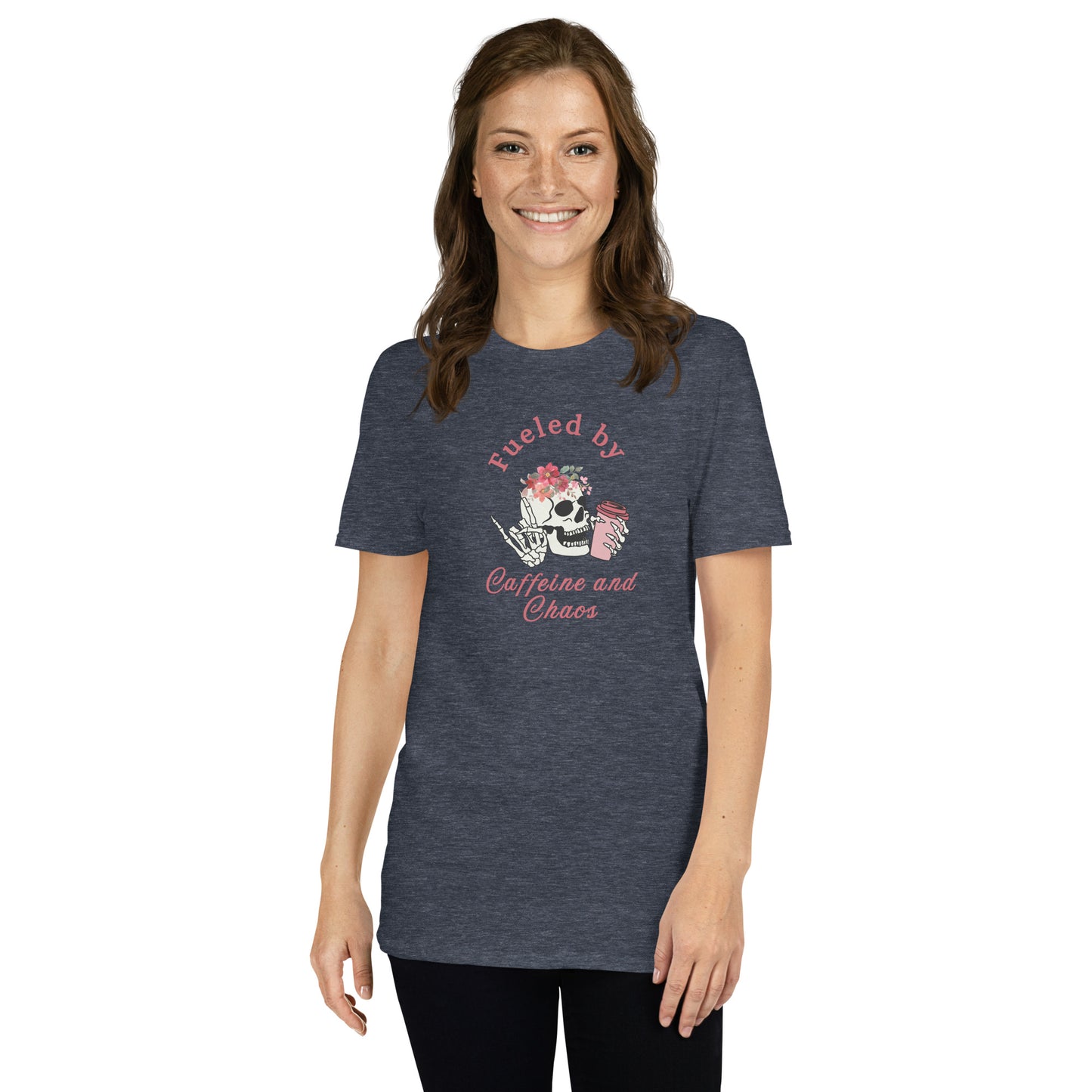 Fueled by Caffeine & Chaos Unisex Tee by EraofInk