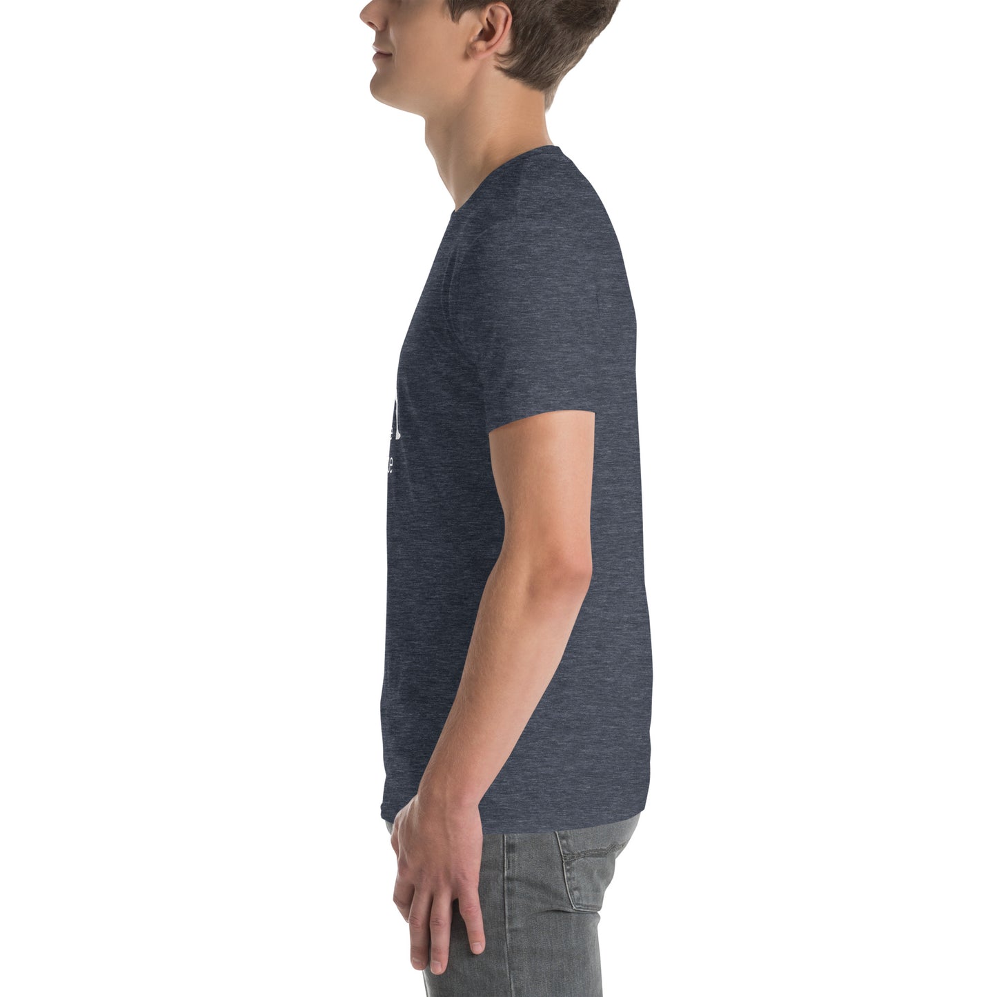 Embrace the Pace Male Runner Unisex Tee by EraofInk
