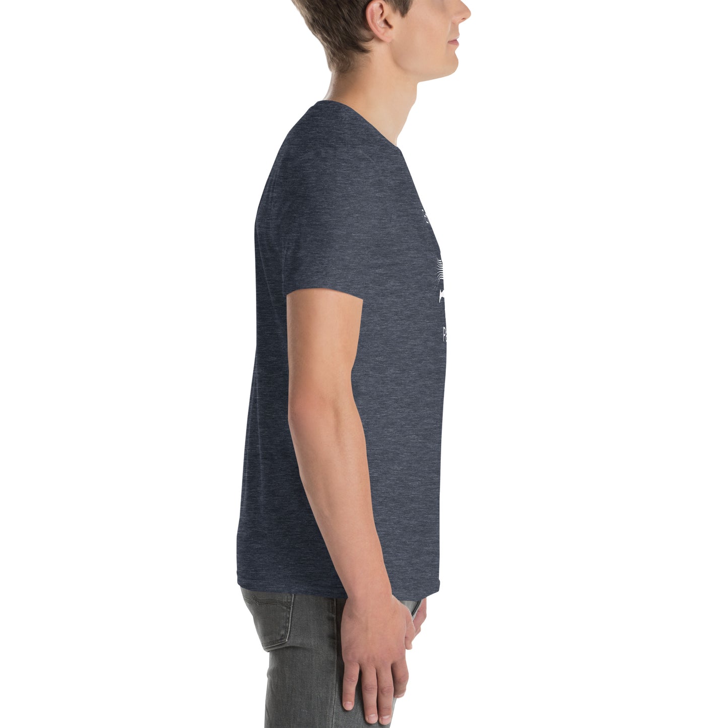Embrace the Pace Male Runner Unisex Tee by EraofInk