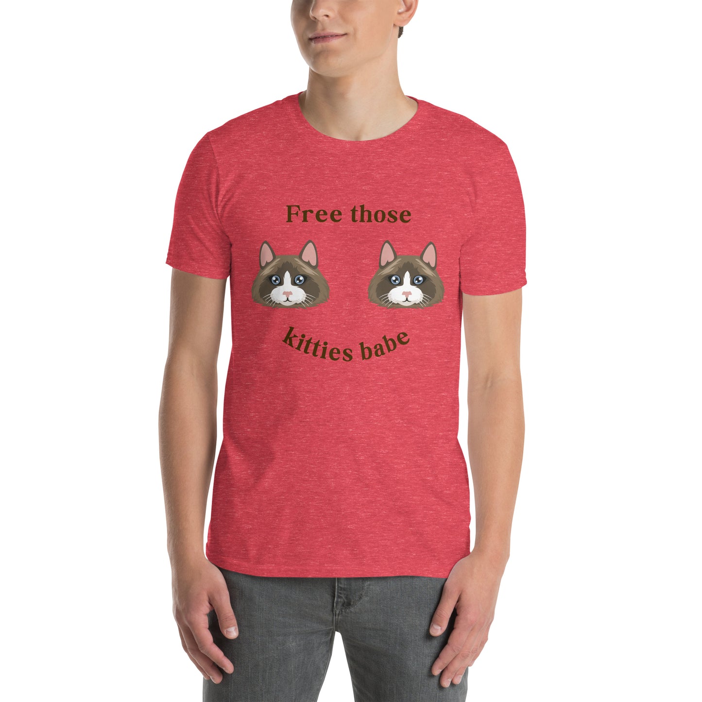 Free Those Kitties Babe Unisex Tee by EraofInk