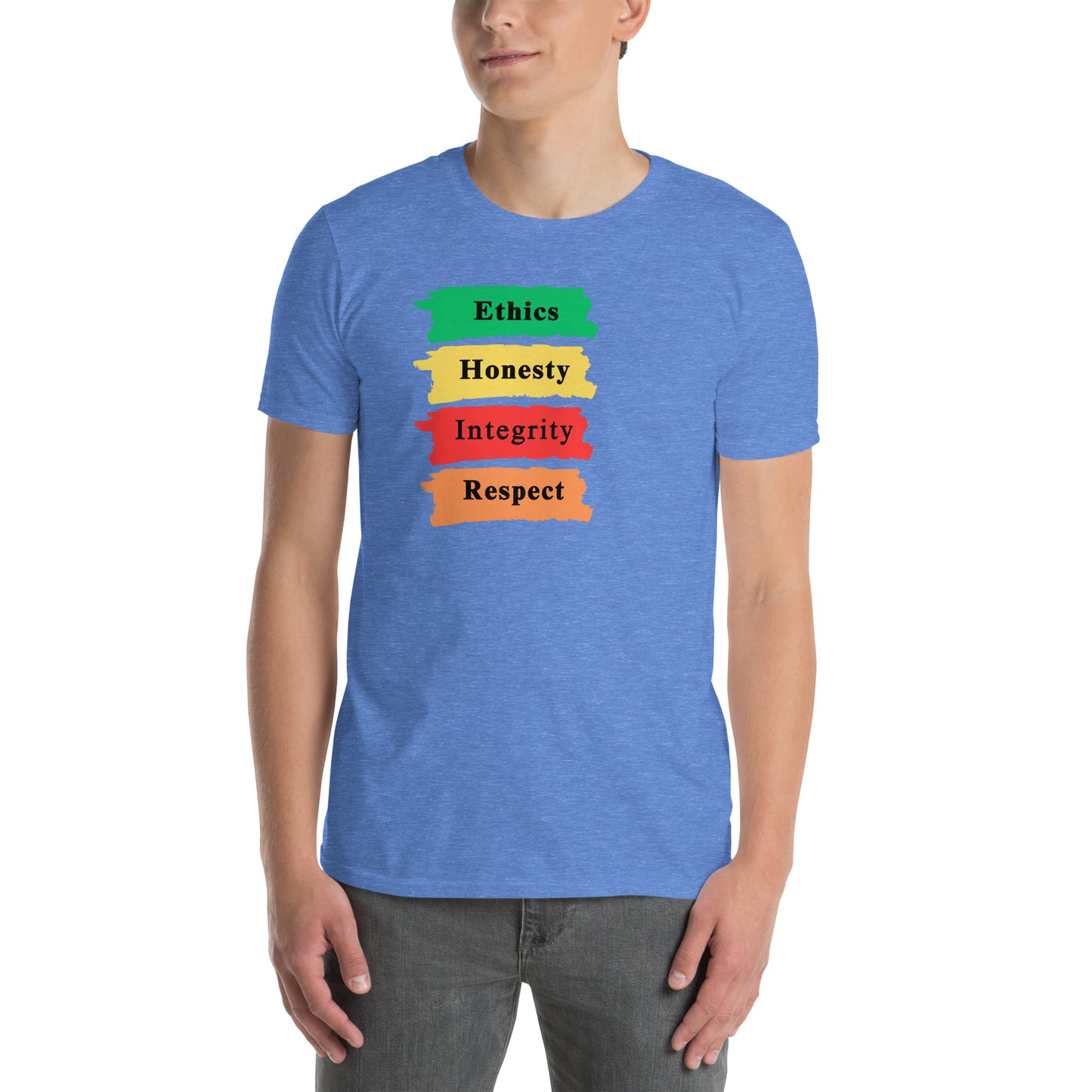 Core Values Ethics Honesty Integrity Respect Unisex Tee by EraofInk