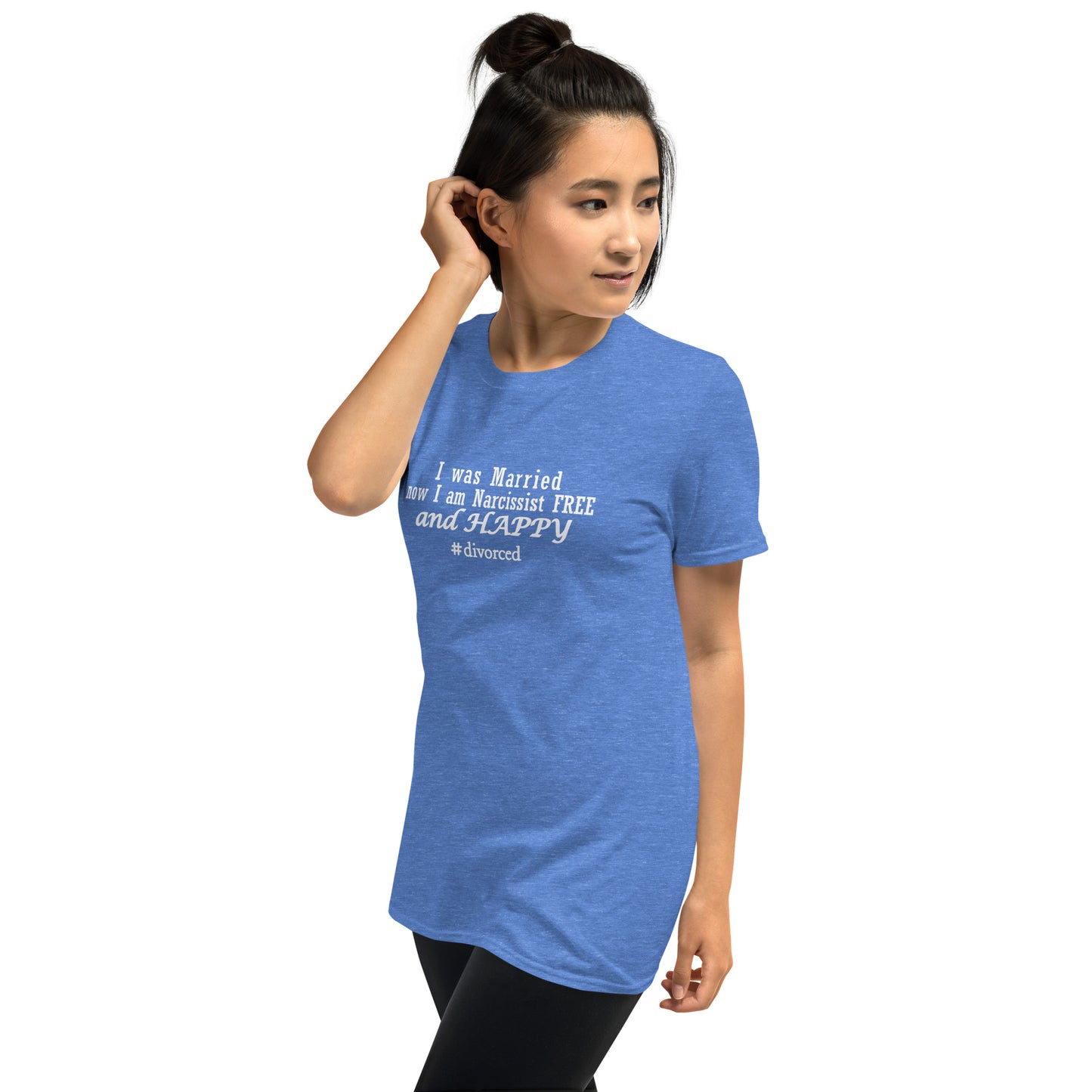 I Was Married Now I Am Narcissist Free & Happy #divorce Unisex Tee by EraofInk