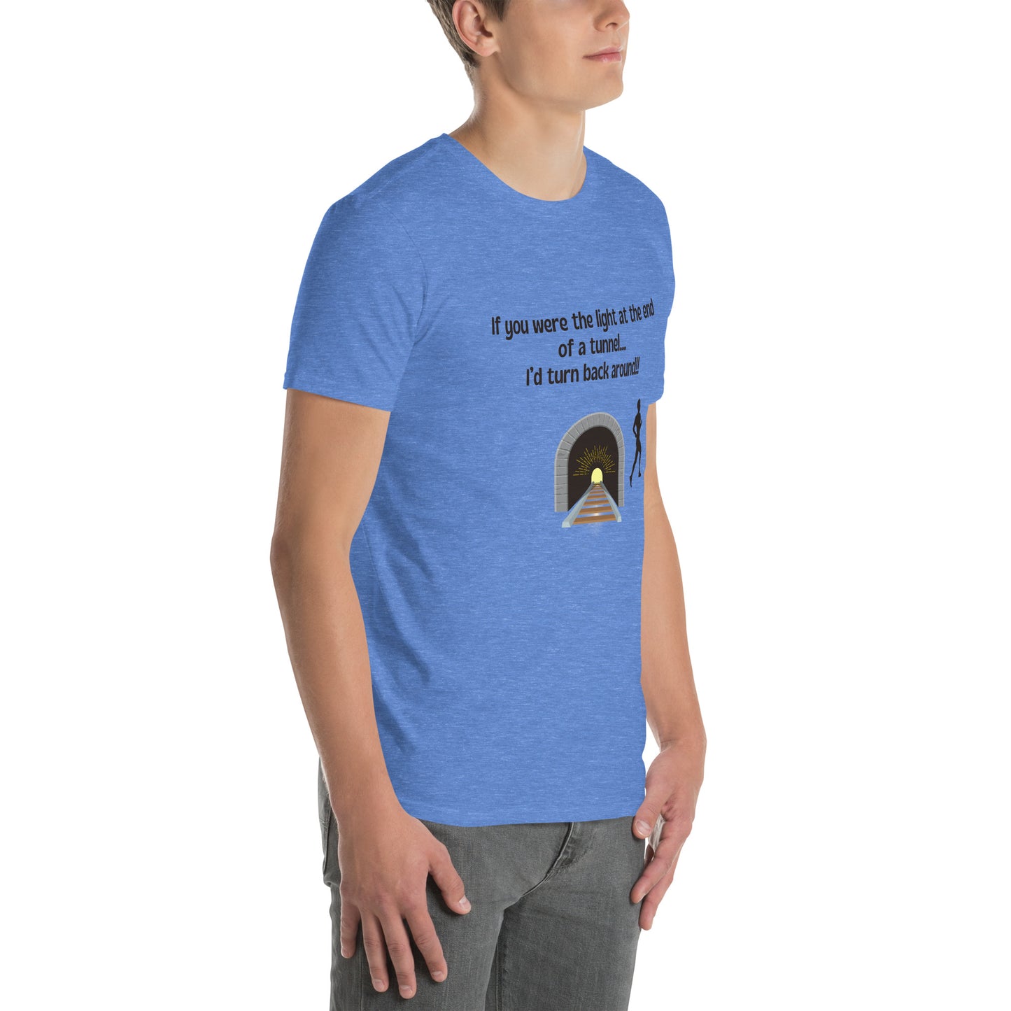 Funny Insult Unisex Tee If You Were the Light at the End of a Tunnel ..by EraofInk