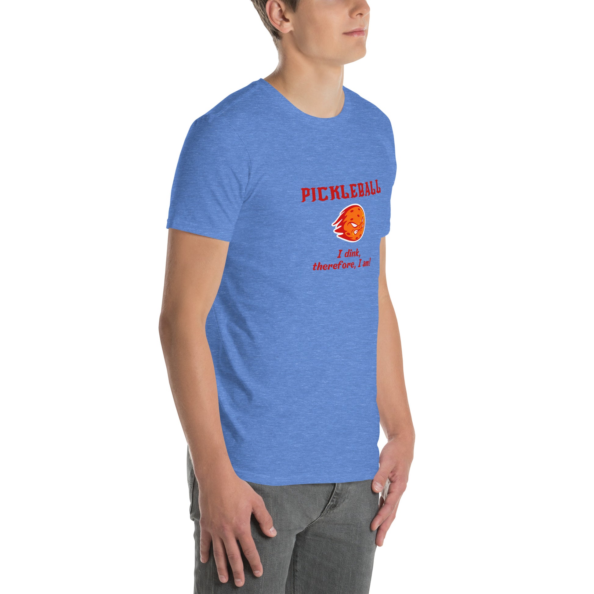 Pickleball I Dink, Therefore, I Am Unisex Tee by EraofInk