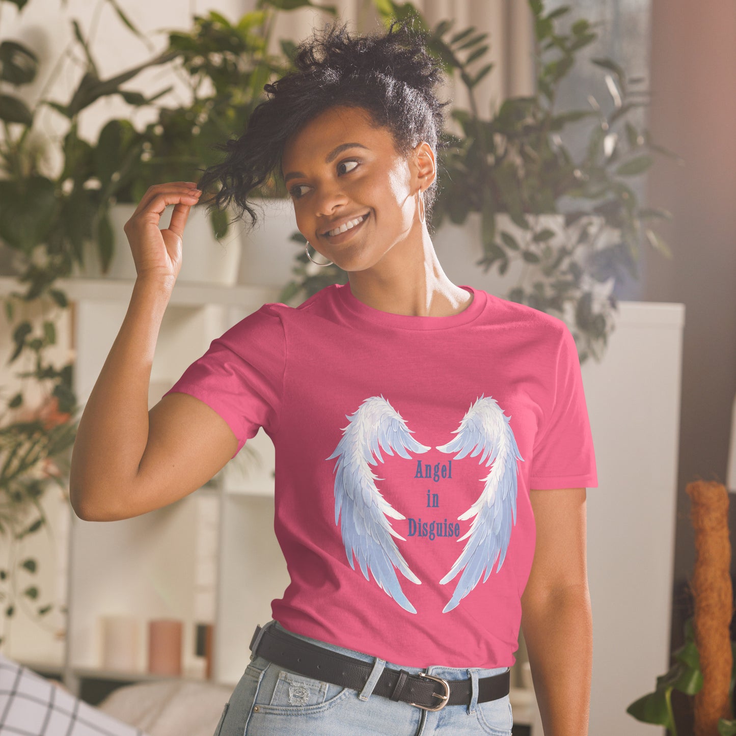 Angel in Disguise Unisex Tee by EraofInk