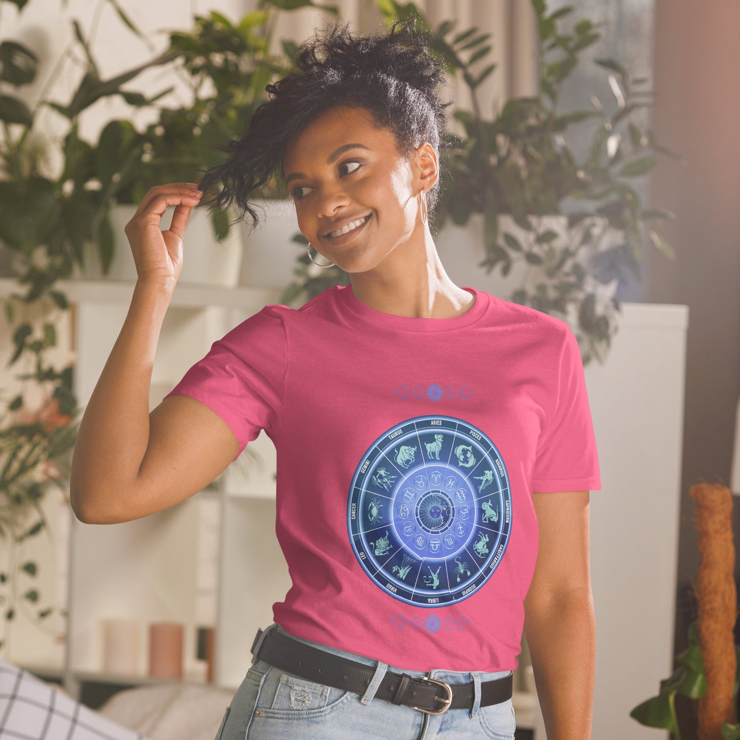 Astrological Chart Zodiac Birth Chart Unisex Tee by EraofInk