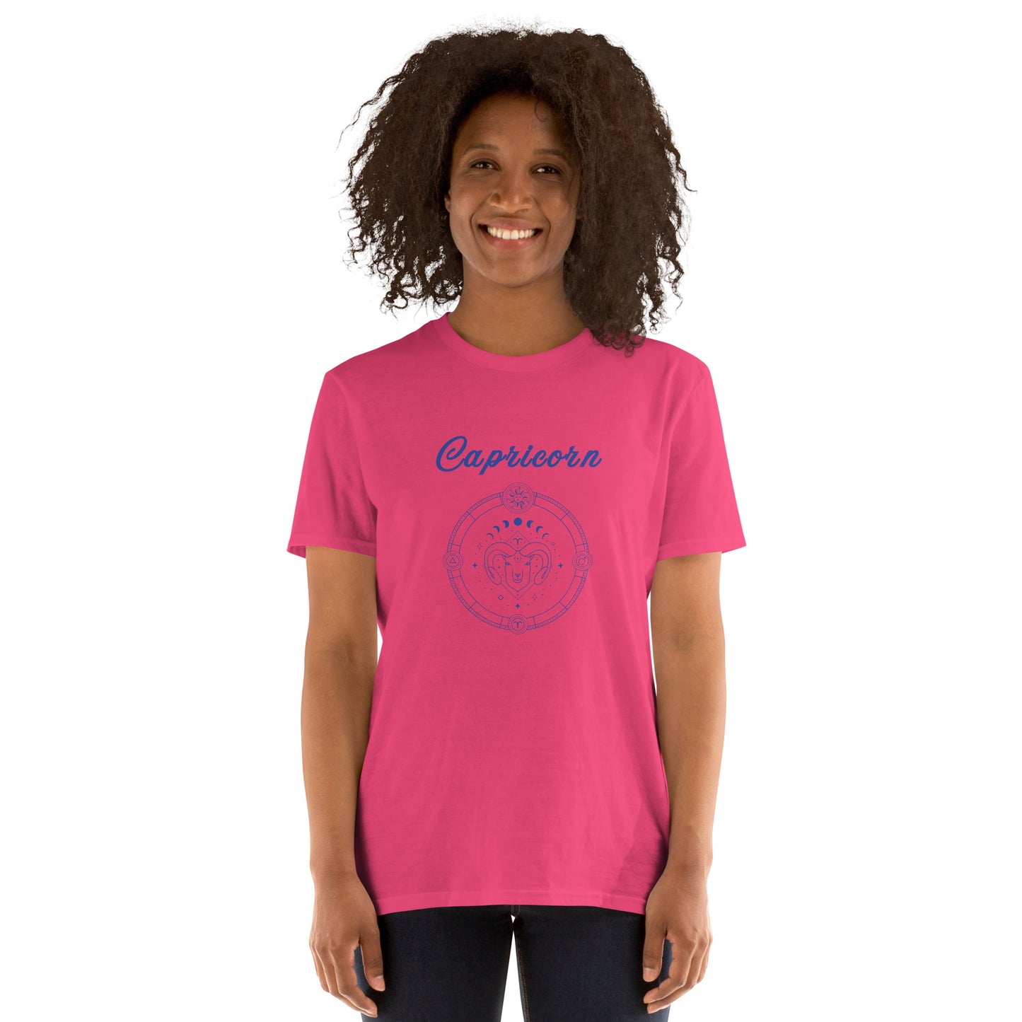 Capricorn Astrological Zodiac Unisex Tee by EraofInk