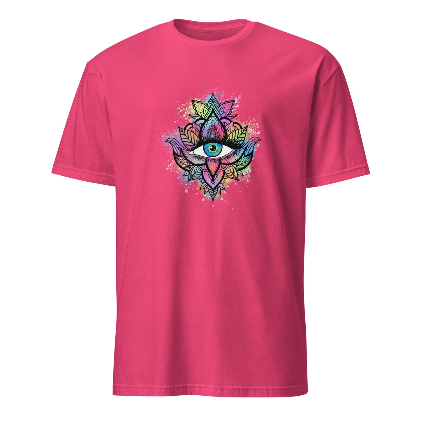 Third Eye Design With Semi Transparent Colors ** Design on Back** Unisex Tee by EraofInk