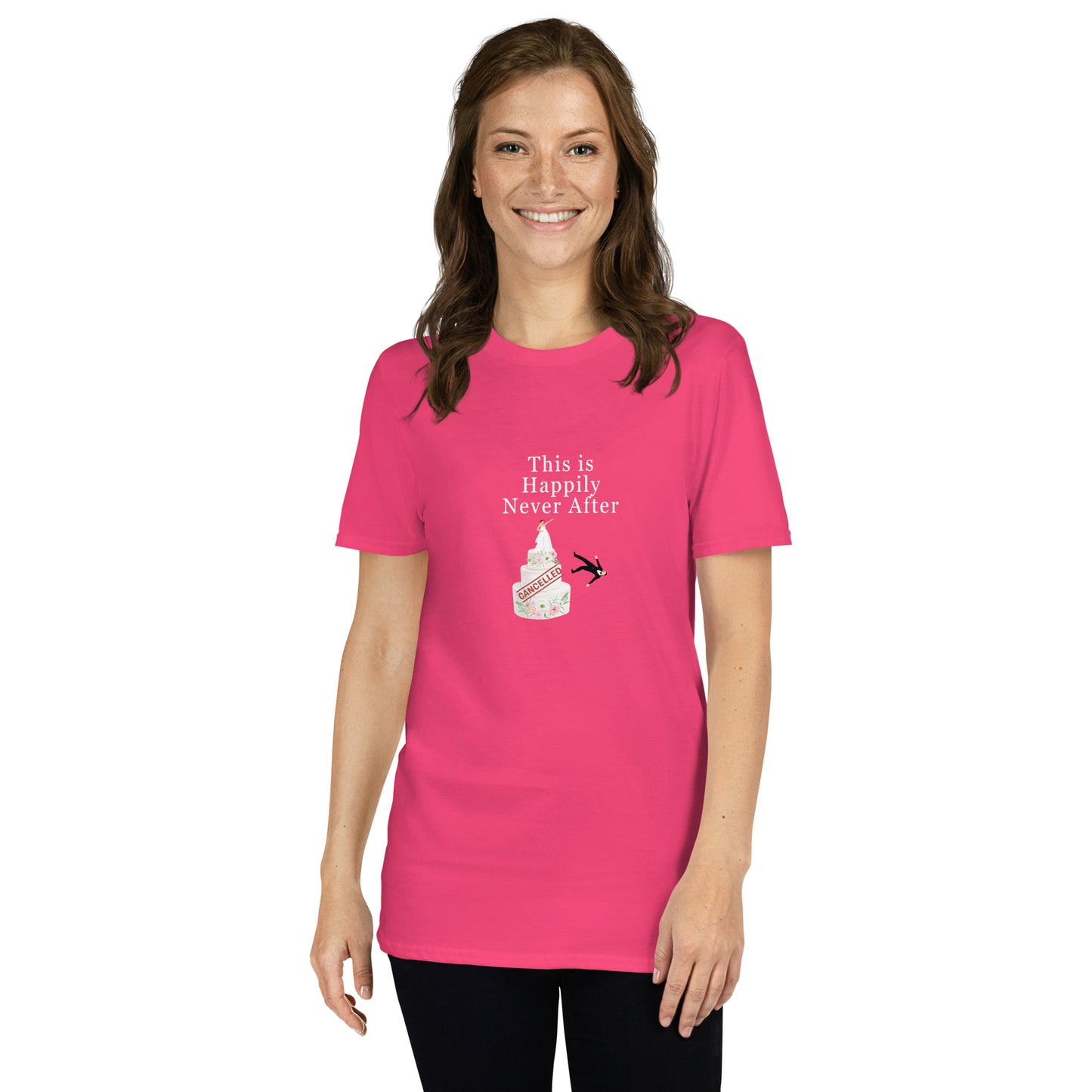 Wedding Cancelled Not Getting Married This is Happily Never After Unisex Tee. by EraofInk