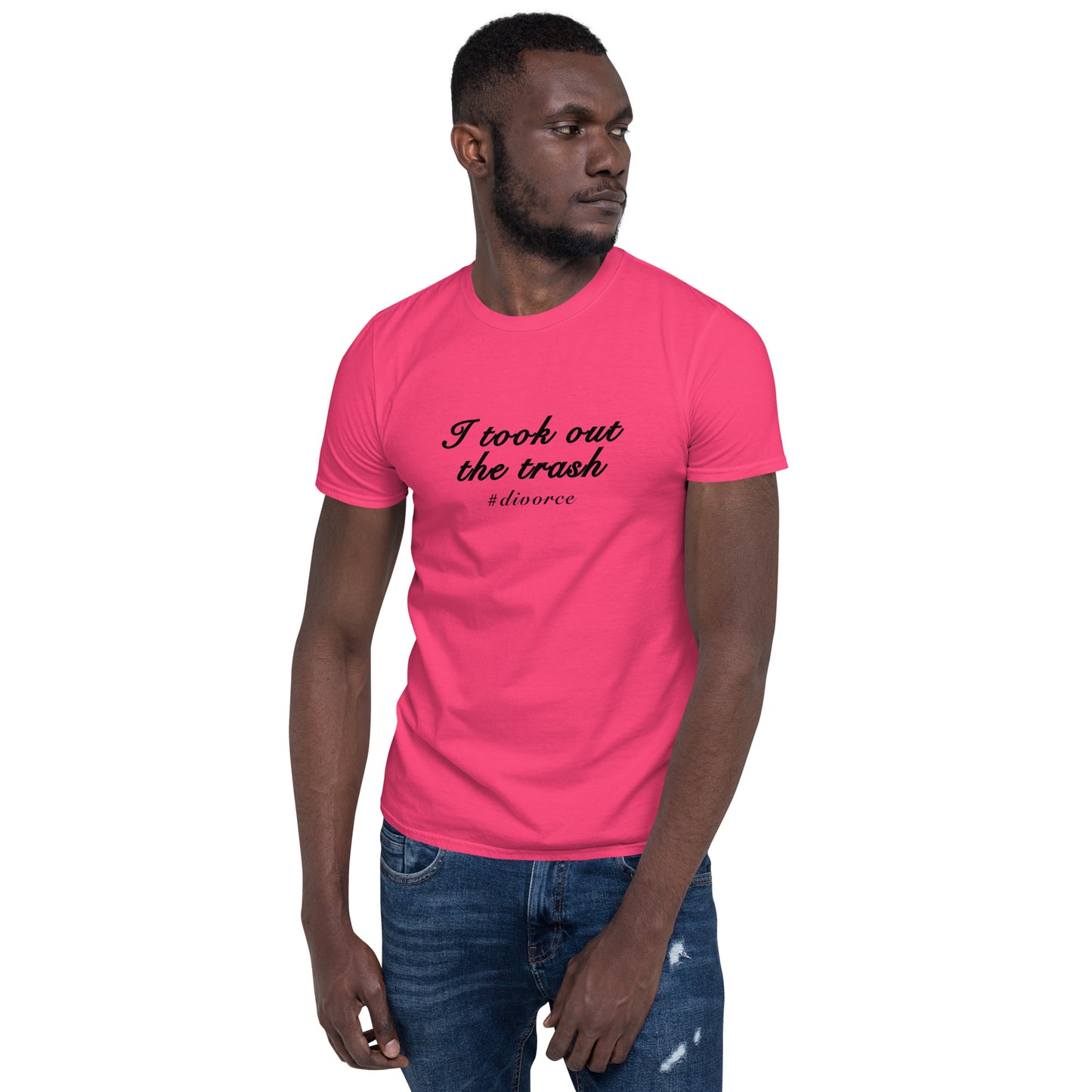 Funny Divorce Tee I Took Out the Trash Unisex Tee by EraofInk