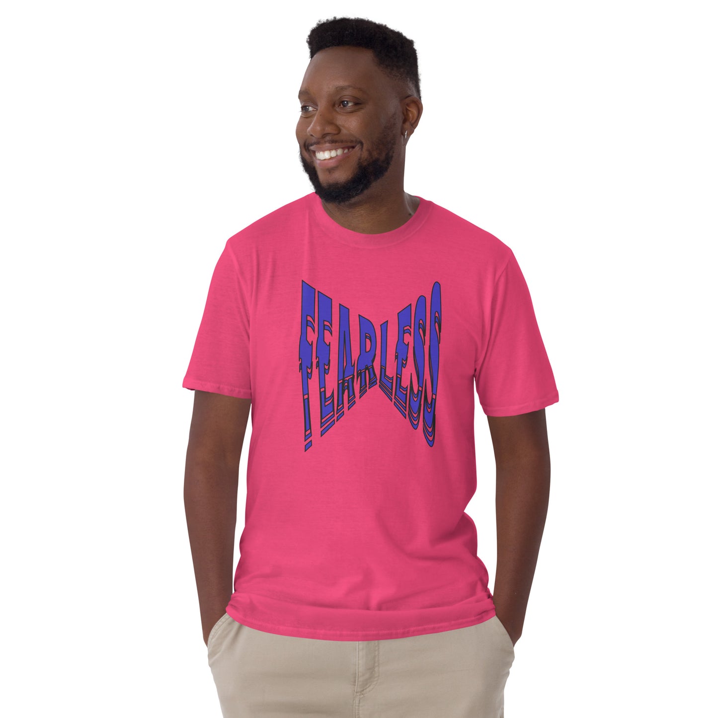 Fearless Warped Font Unisex Tee by EraofInk