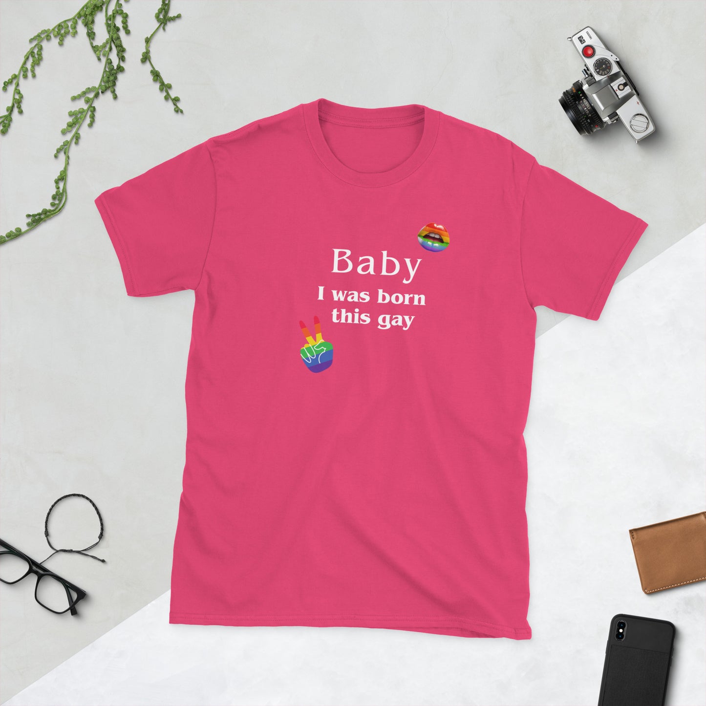 Baby I Was Born This Gay Unisex Tee by EraofInk