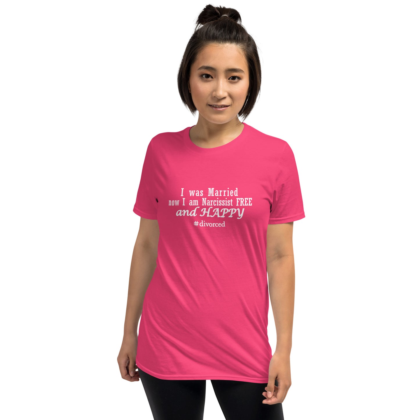 I Was Married Now I Am Narcissist Free & Happy #divorce Unisex Tee by EraofInk
