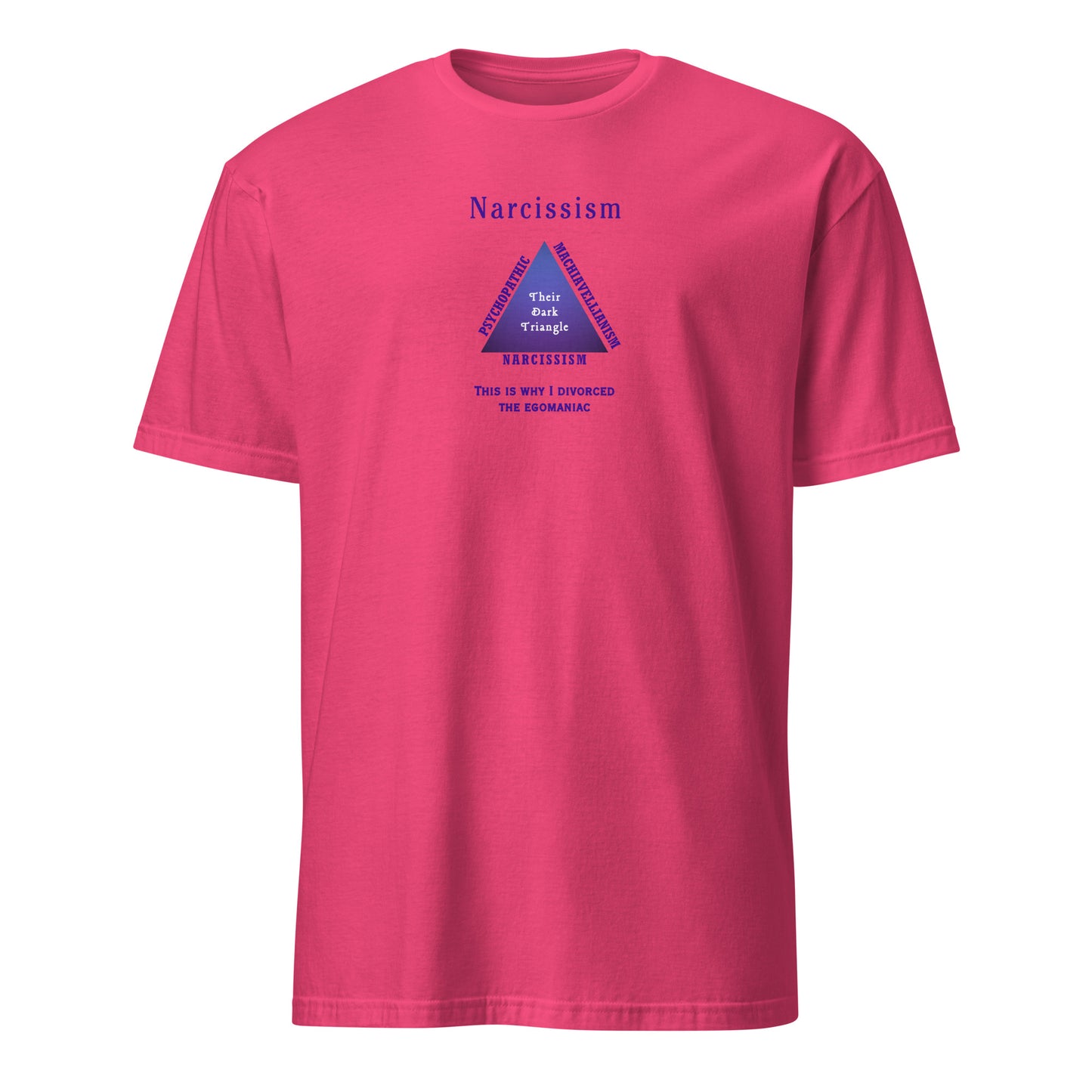 Narcissism Dark Triangle of Truth Unisex Tee by EraofInk