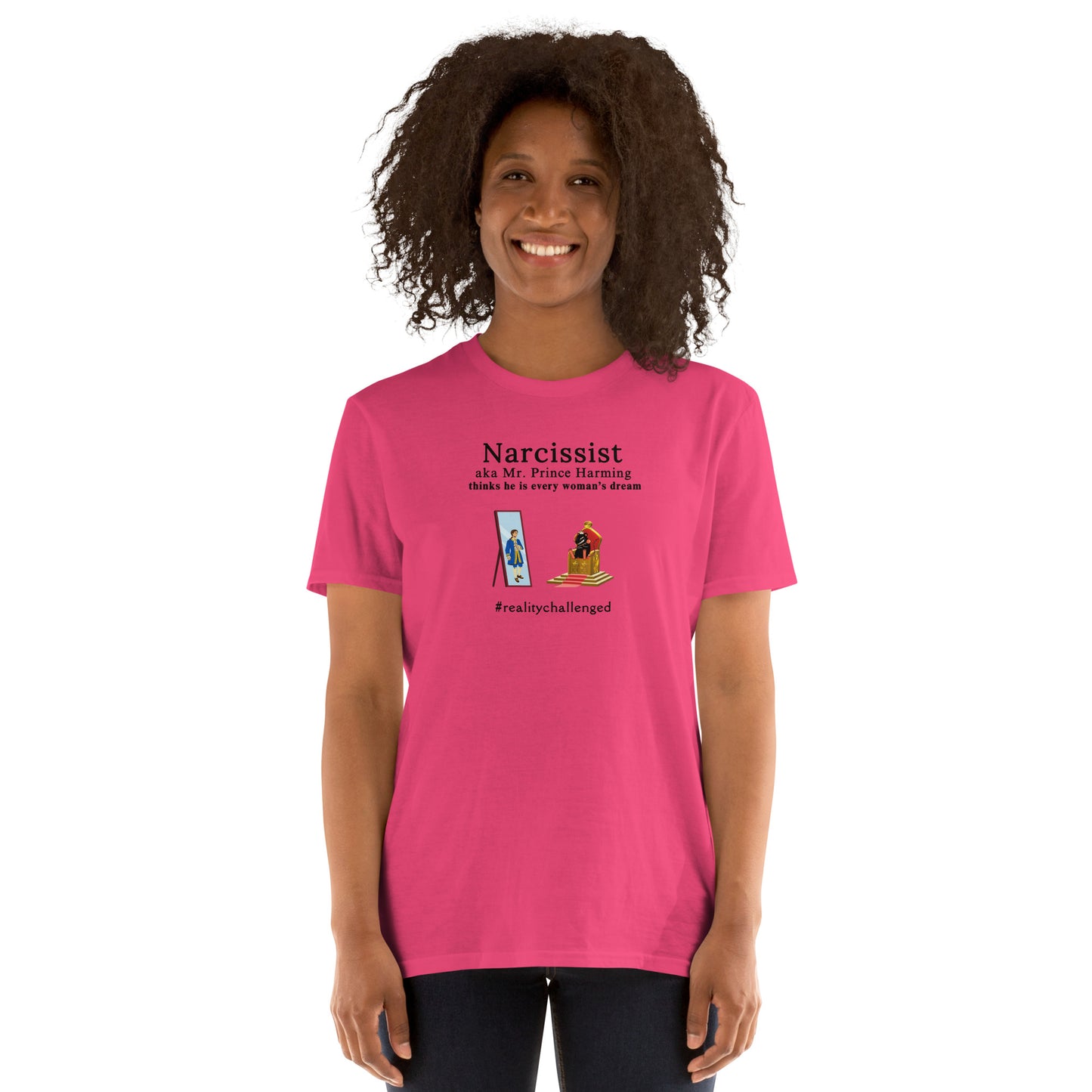 Narcissist Mockery Mr. Prince Harming the Rat in the Mirror Thinks He is a King Unisex Tee by EraofInk